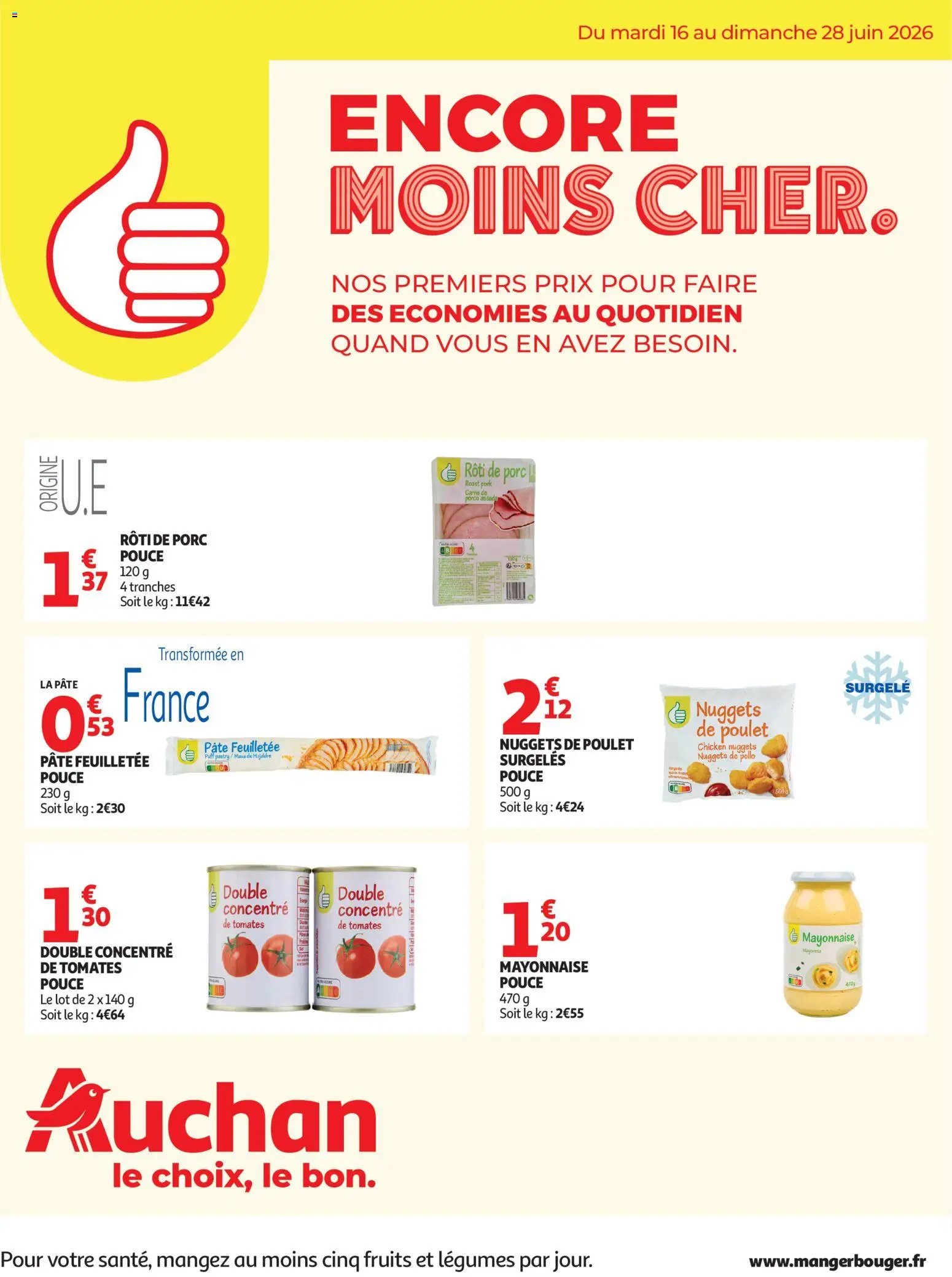 Auchan folder van 16.06.2026 Auchan Folder / Publicité