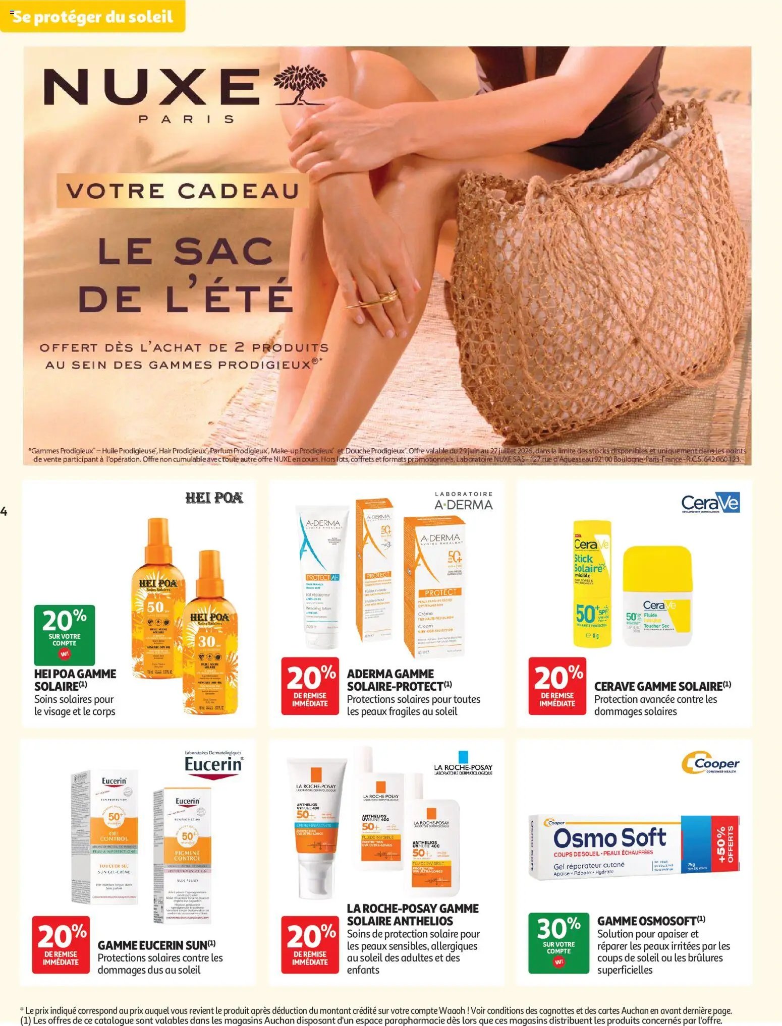 Auchan folder van 27.06.2026 Auchan Parapharmacie, beauté