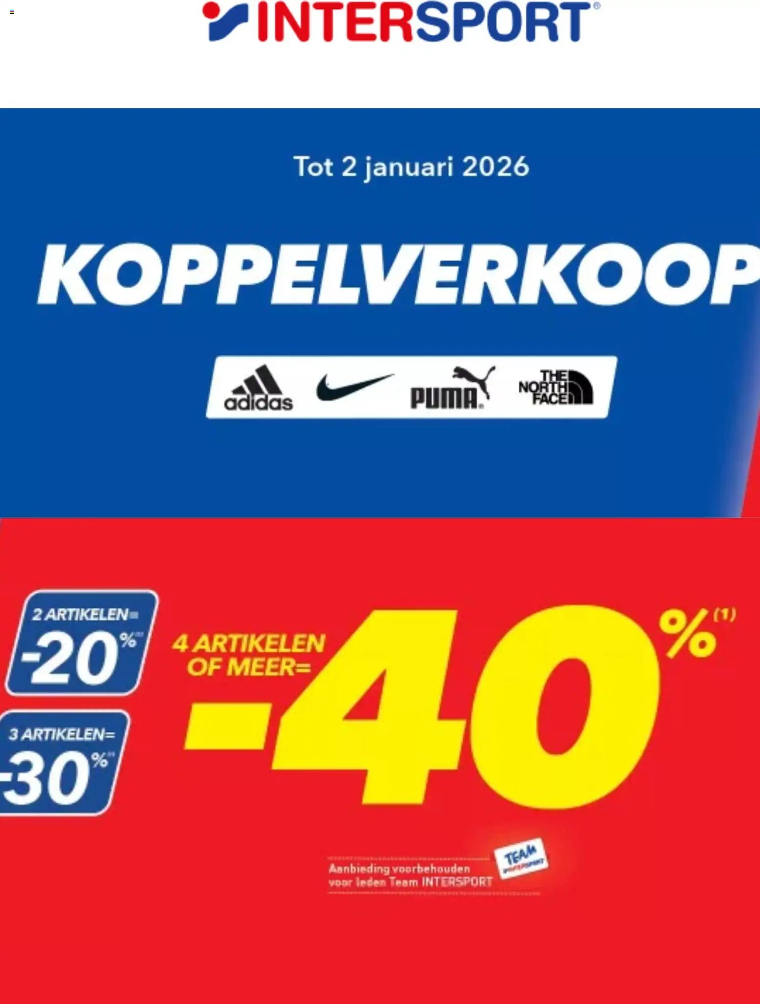 Intersport folder van 15.12.2025 Folder / Publicité
