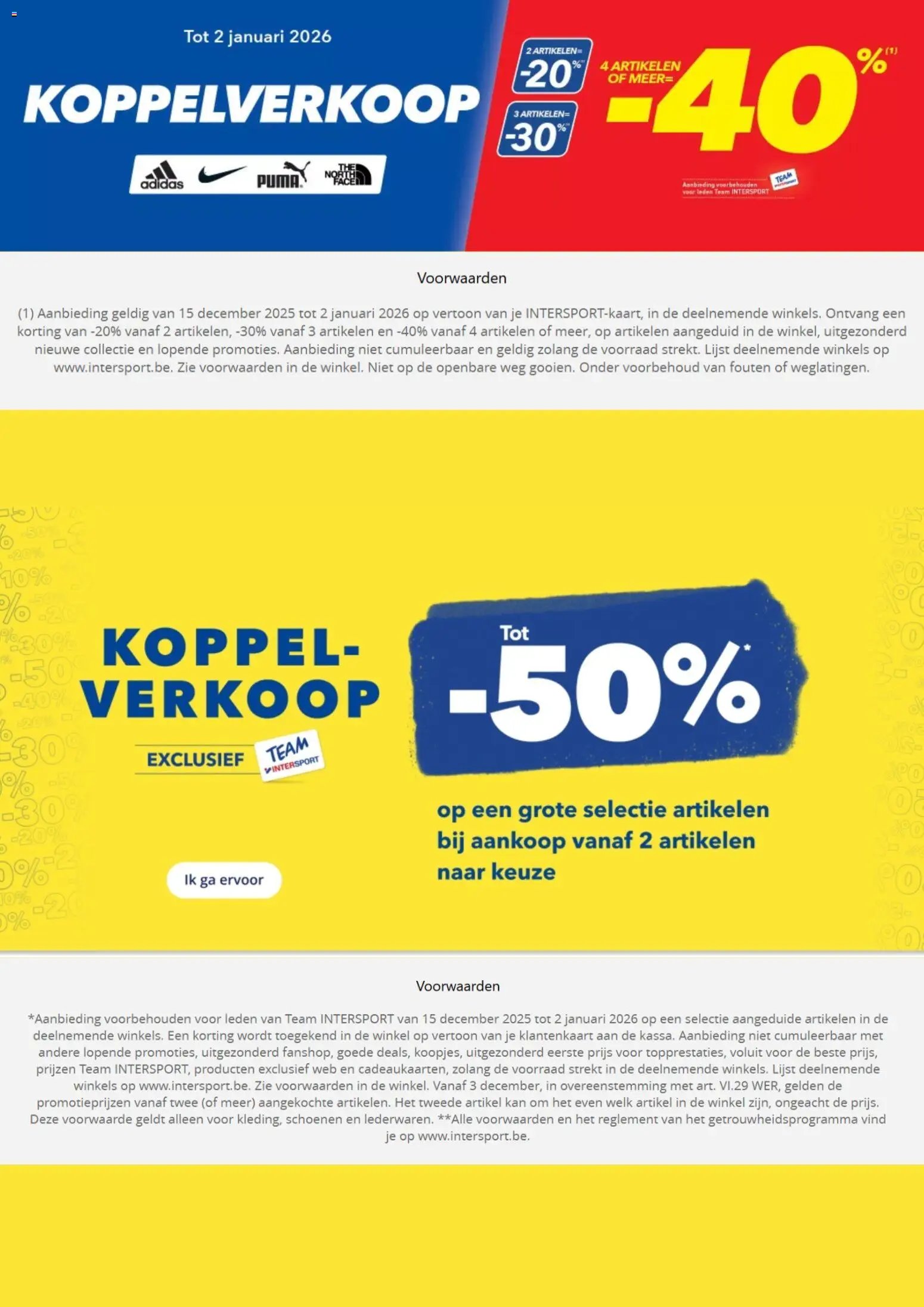 Intersport folder van 15.12.2025 Folder / Publicité