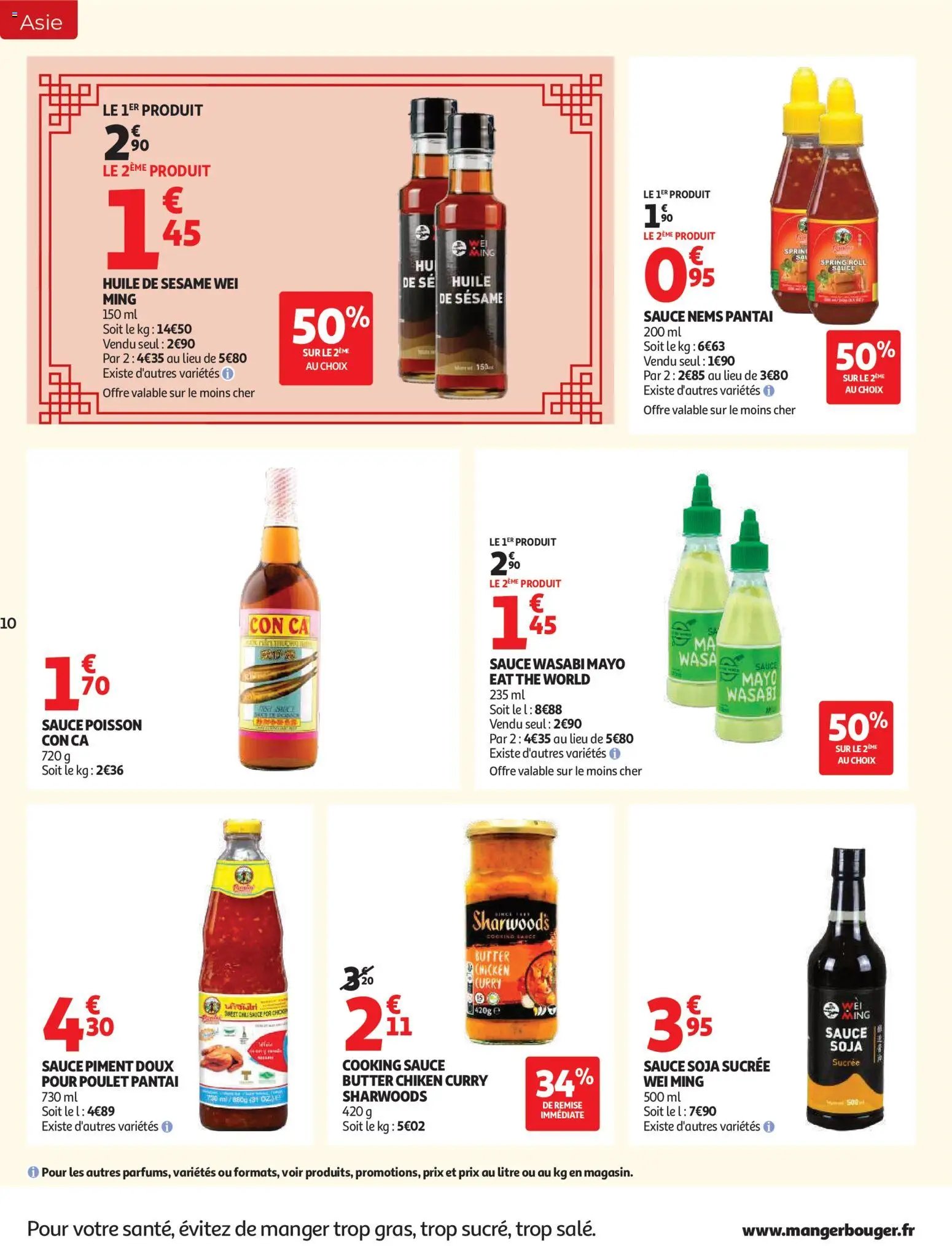 Auchan folder van 22.09.2026 Auchan Saveurs d'Asie hypers
