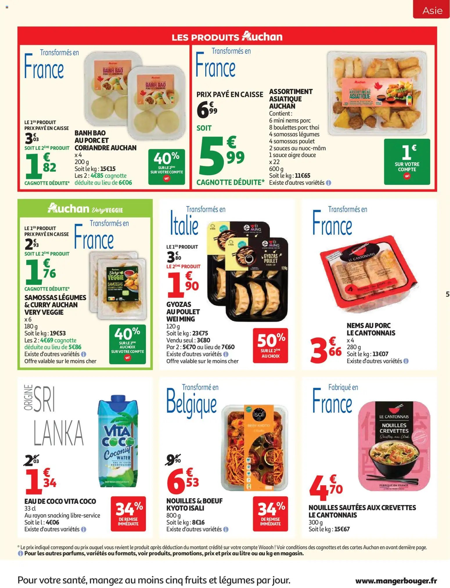 Auchan folder van 22.09.2026 Auchan Saveurs d'Asie hypers