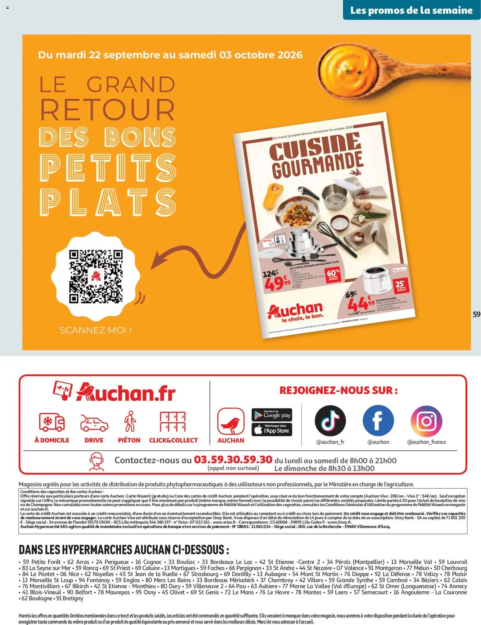 Auchan folder van 22.09.2026 Auchan Saveurs d'Asie hypers