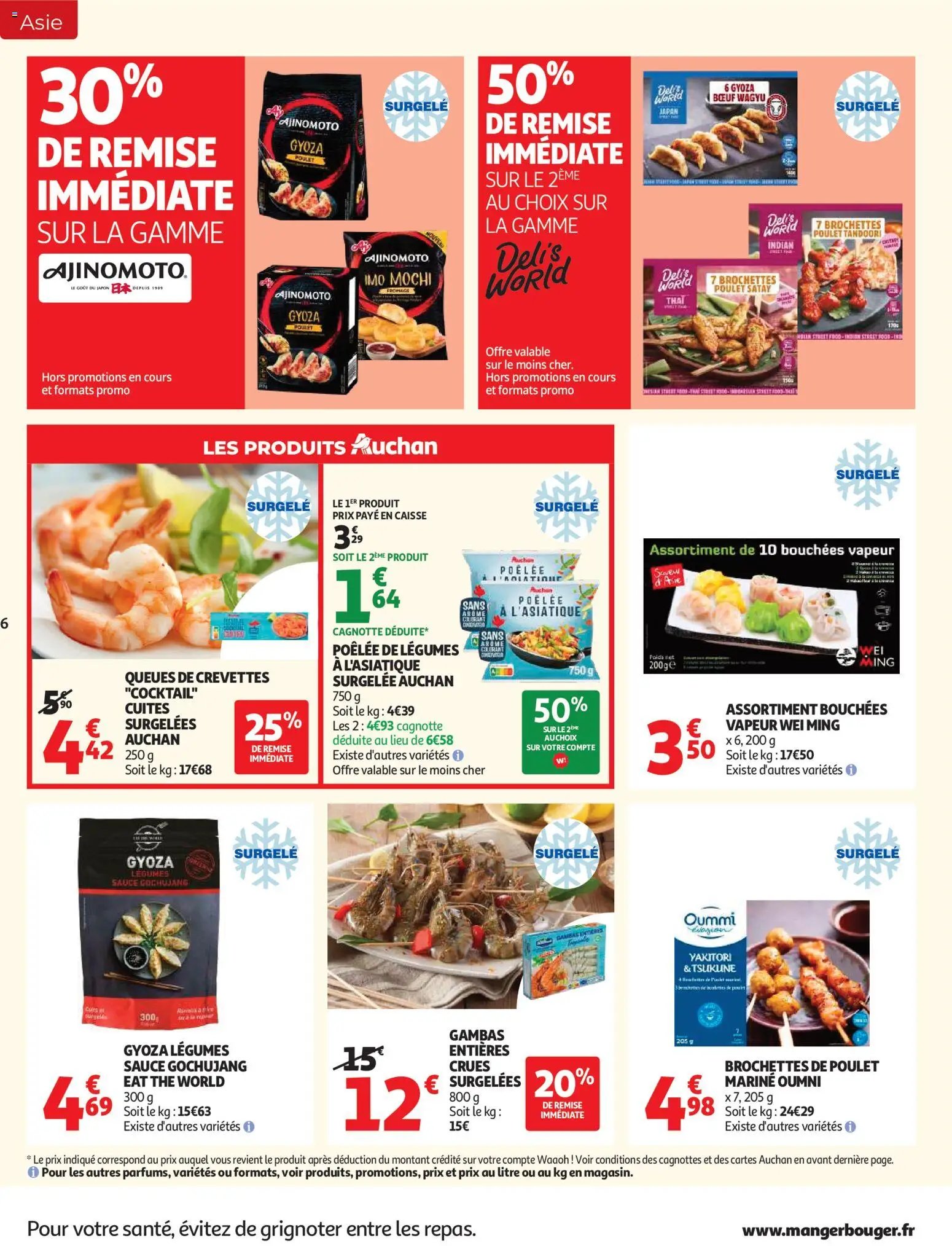 Auchan folder van 22.09.2026 Auchan Saveurs d'Asie hypers
