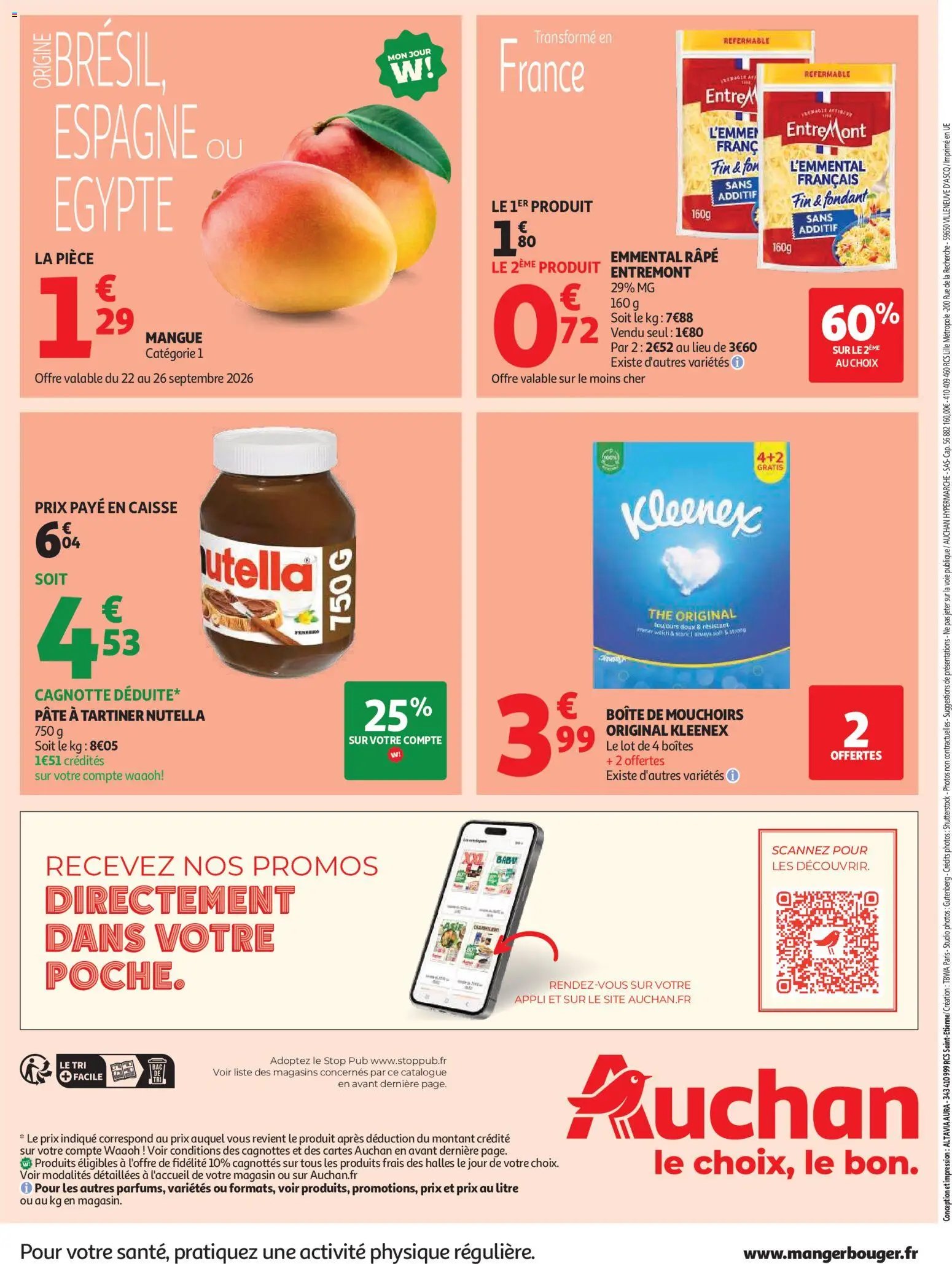 Auchan folder van 22.09.2026 Auchan Saveurs d'Asie hypers