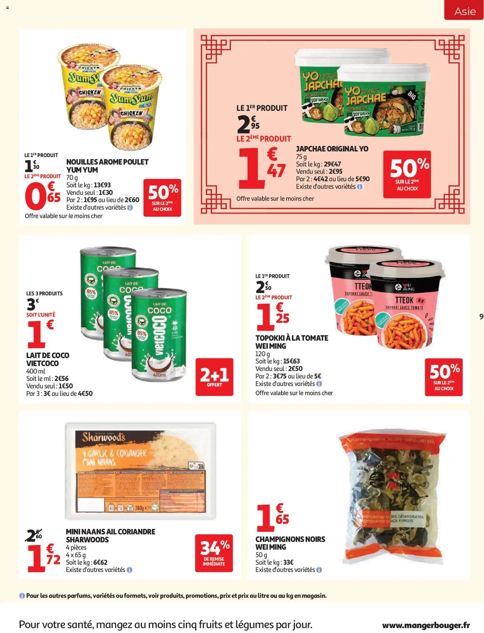 Auchan folder van 22.09.2026 Auchan Saveurs d'Asie hypers