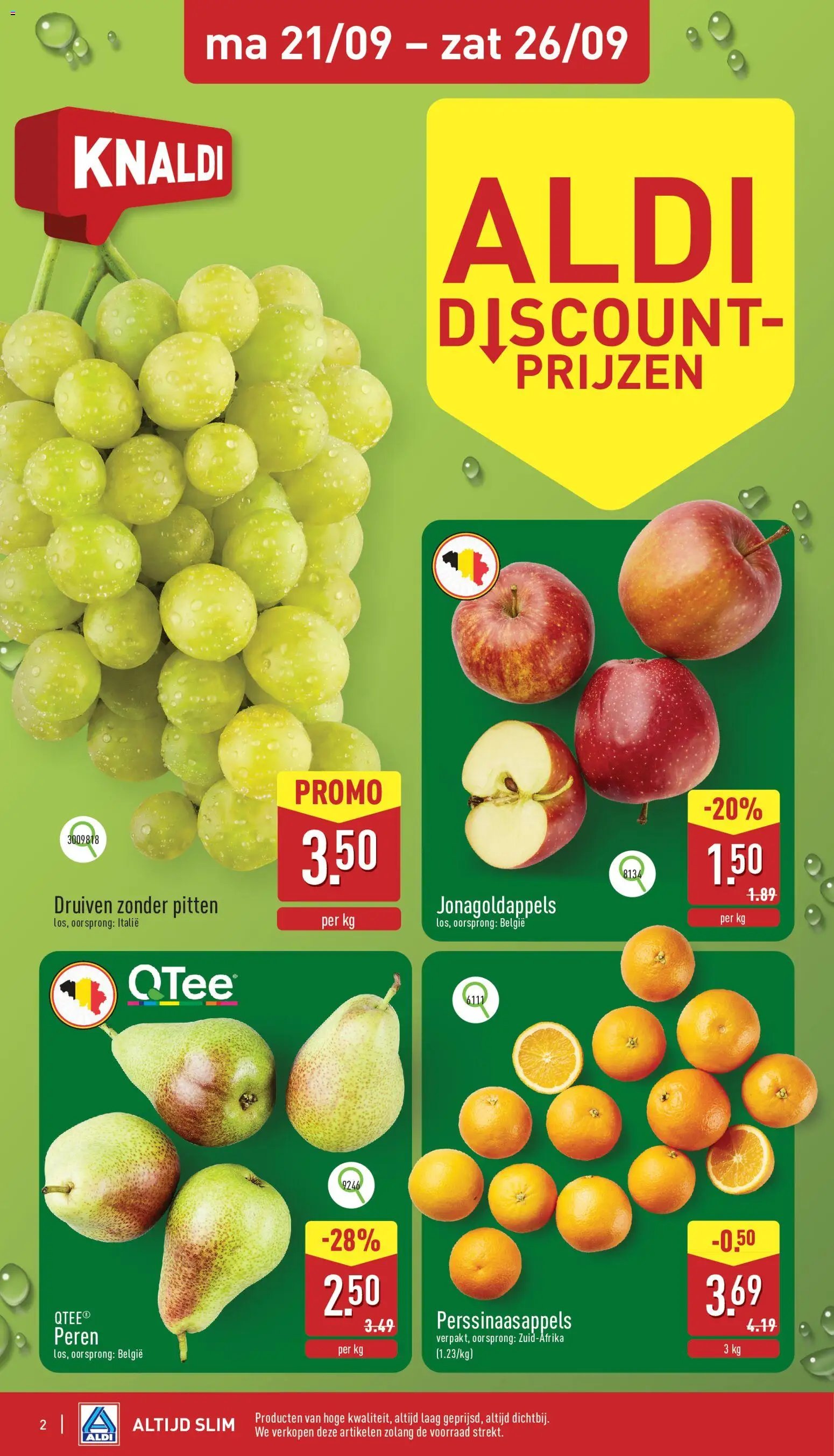 Aldi folder van 21.09.2026 Aldi folder week 39