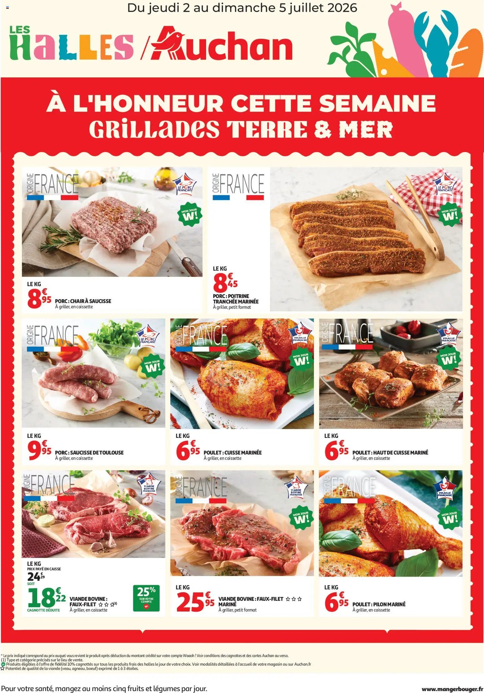 Auchan folder van 02.07.2026 Auchan À l'honneur cette semaine !
