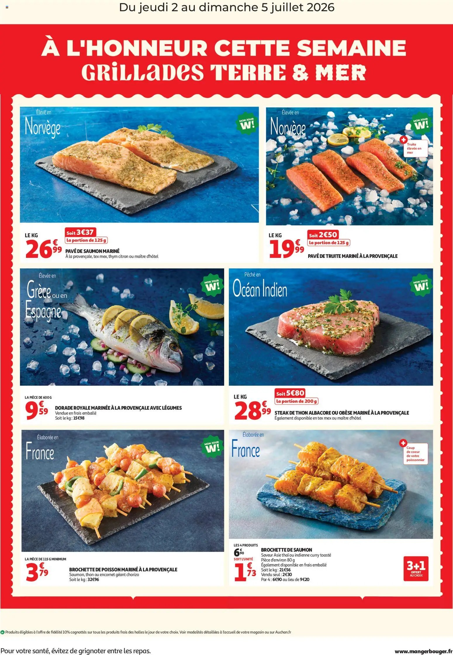 Auchan folder van 02.07.2026 Auchan À l'honneur cette semaine !
