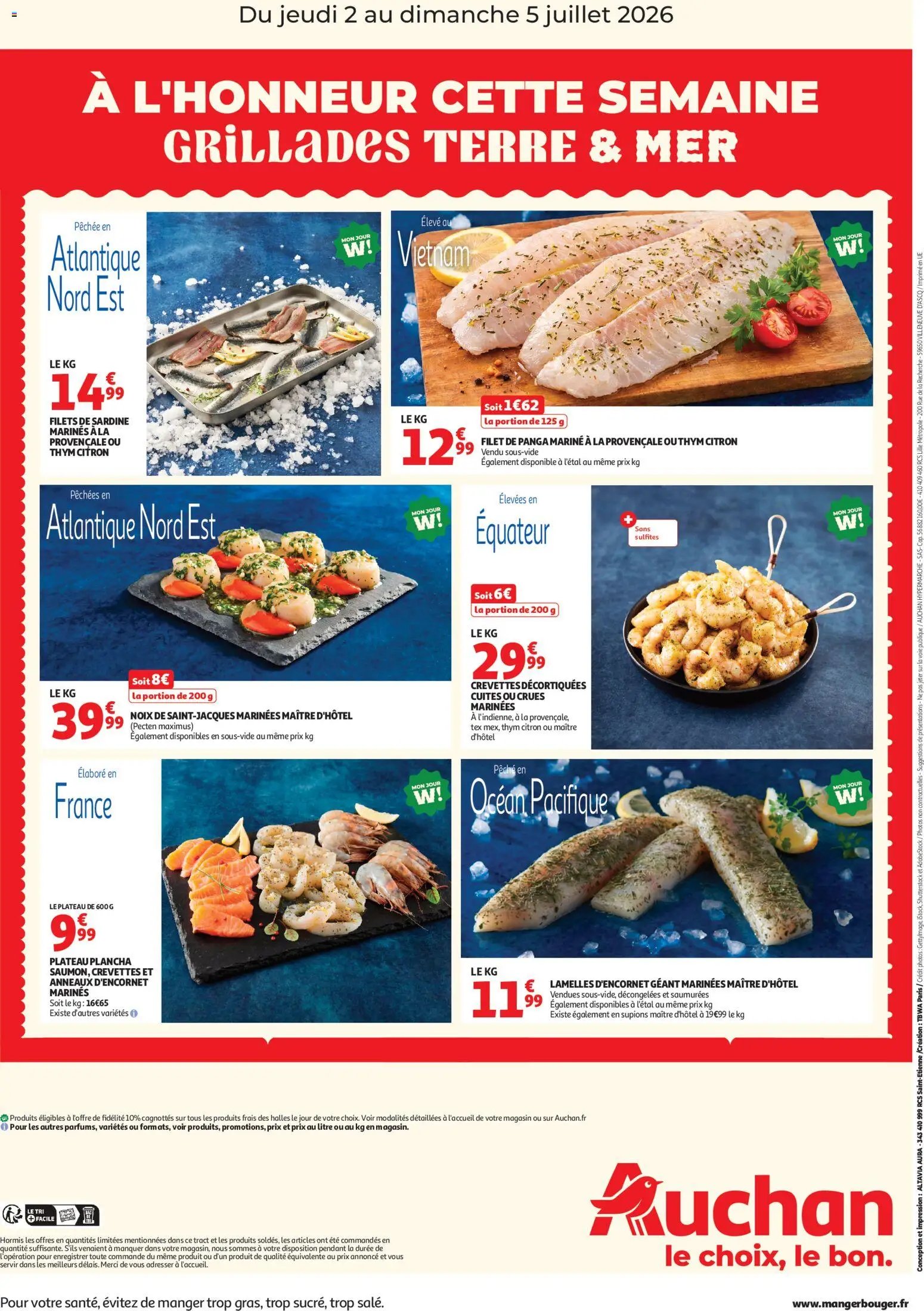 Auchan folder van 02.07.2026 Auchan À l'honneur cette semaine !