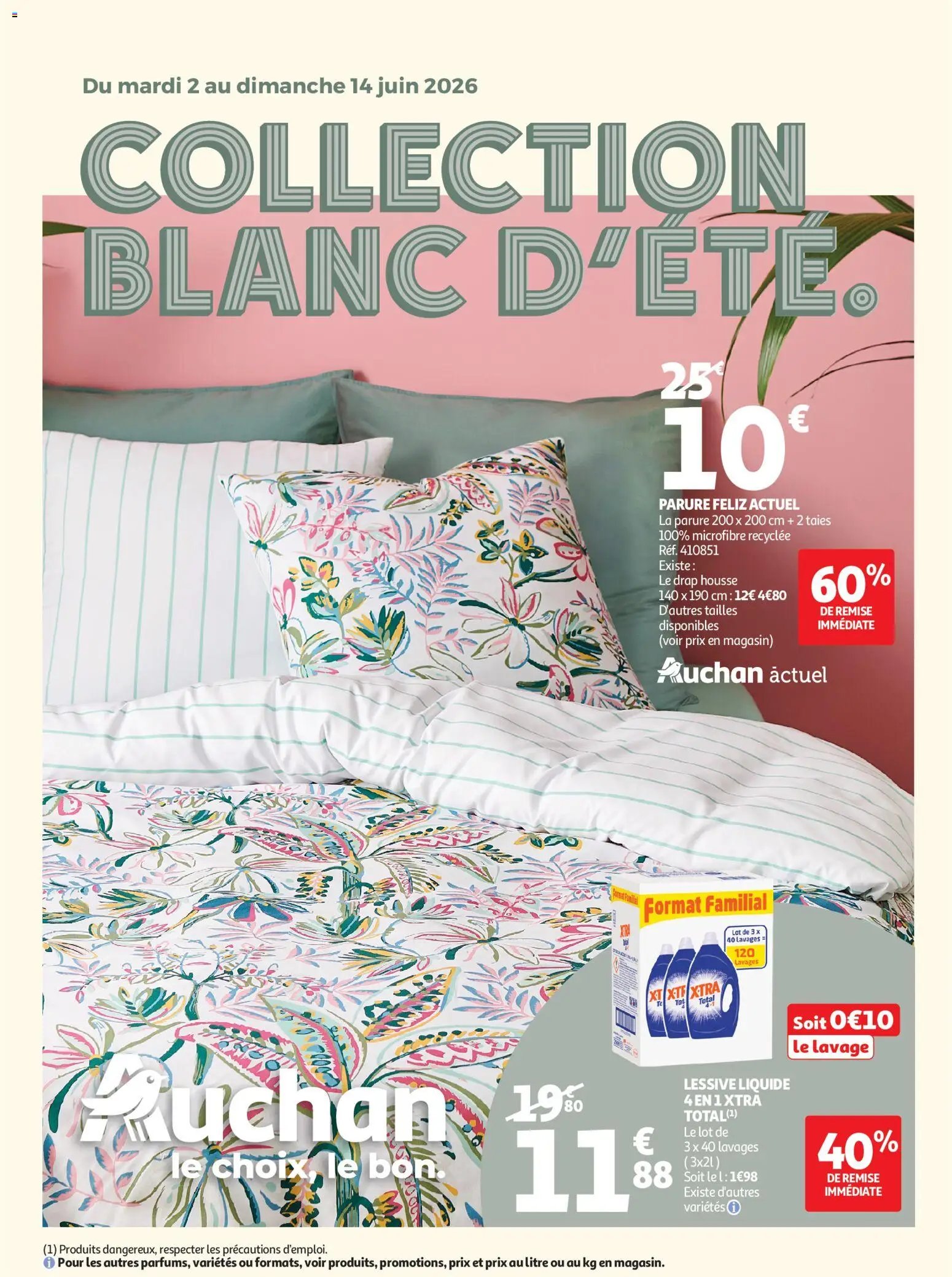 Auchan folder van 02.06.2026 Auchan Linge de maison & déco