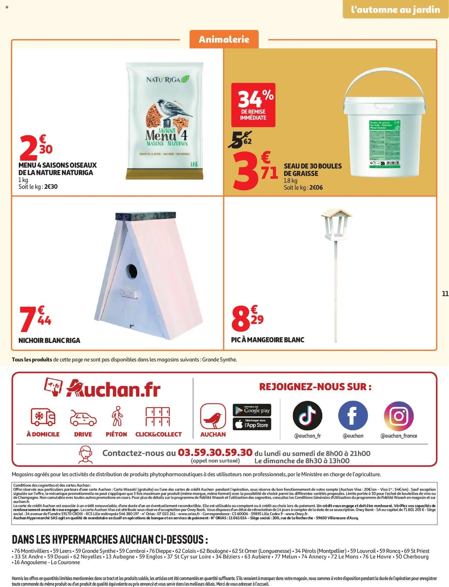 Auchan folder van 22.09.2026 Auchan Jardinage automne