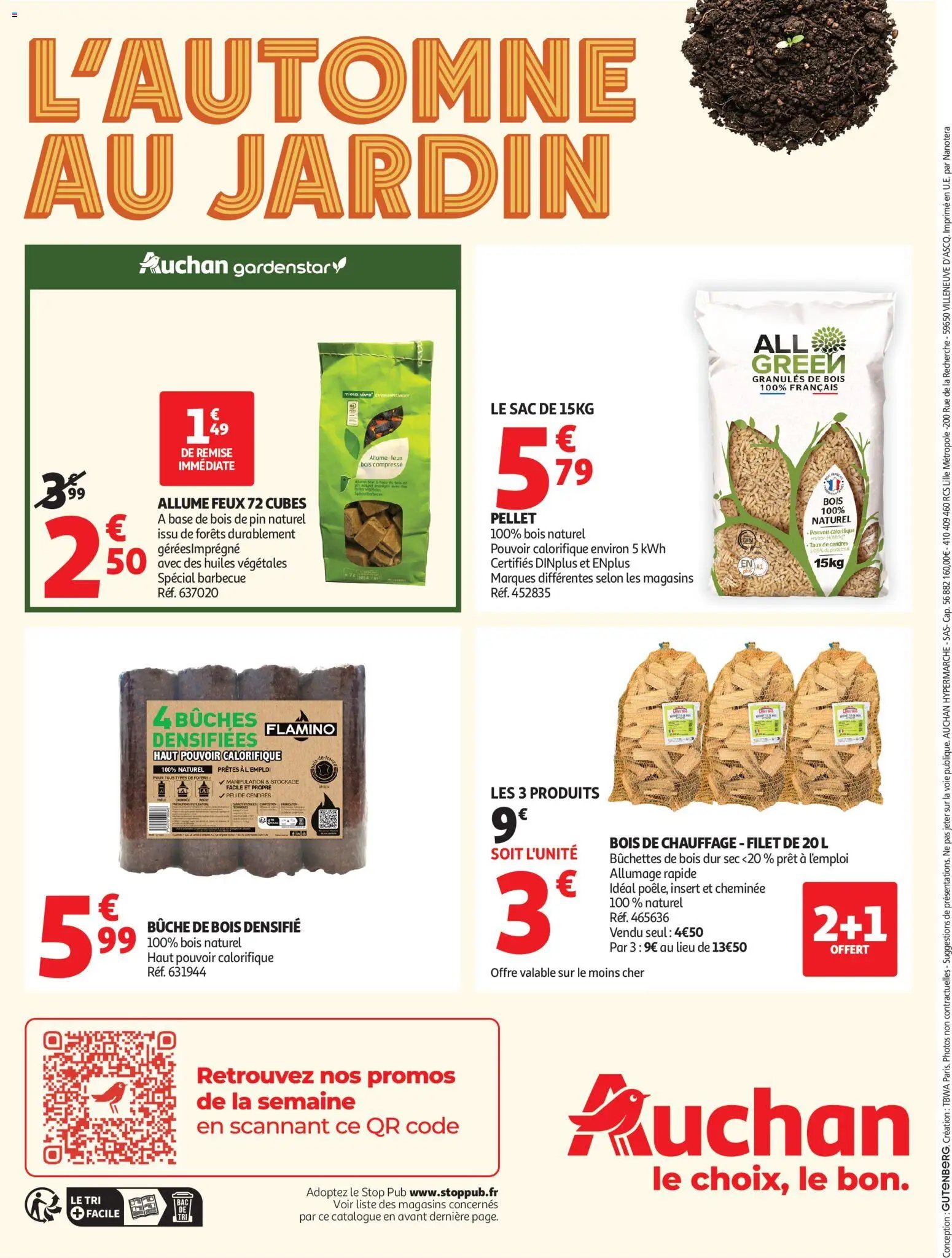 Auchan folder van 22.09.2026 Auchan Jardinage automne