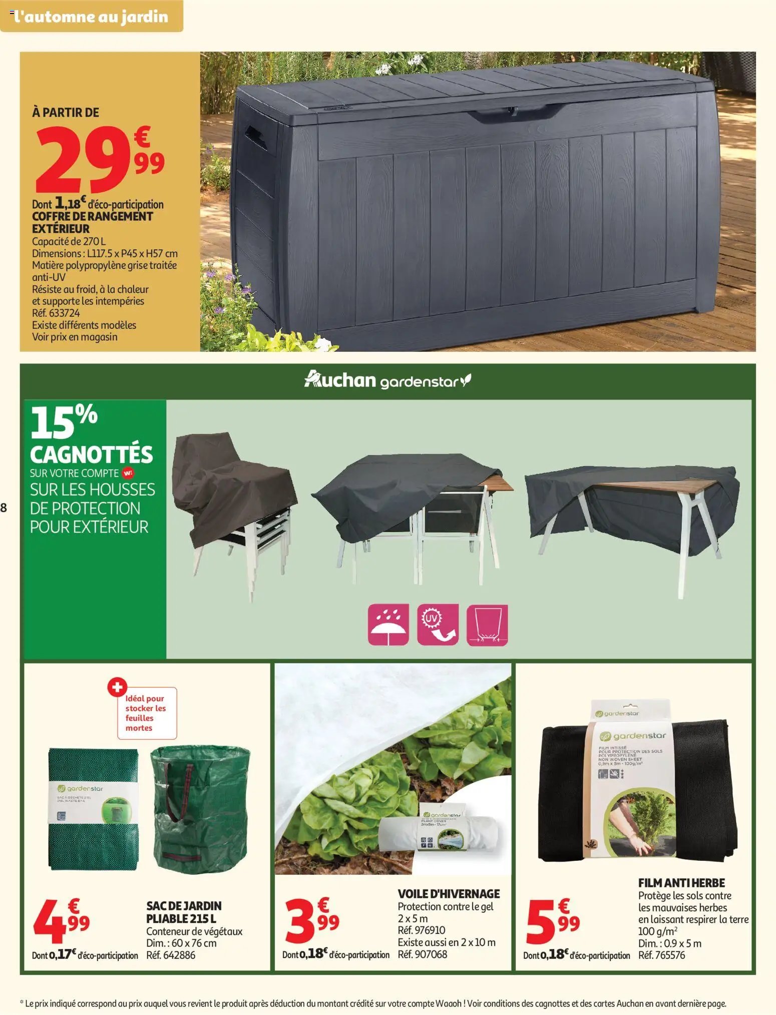 Auchan folder van 22.09.2026 Auchan Jardinage automne