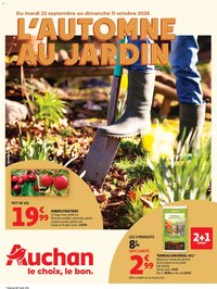 Auchan folder van 22.09.2026 Auchan Jardinage automne