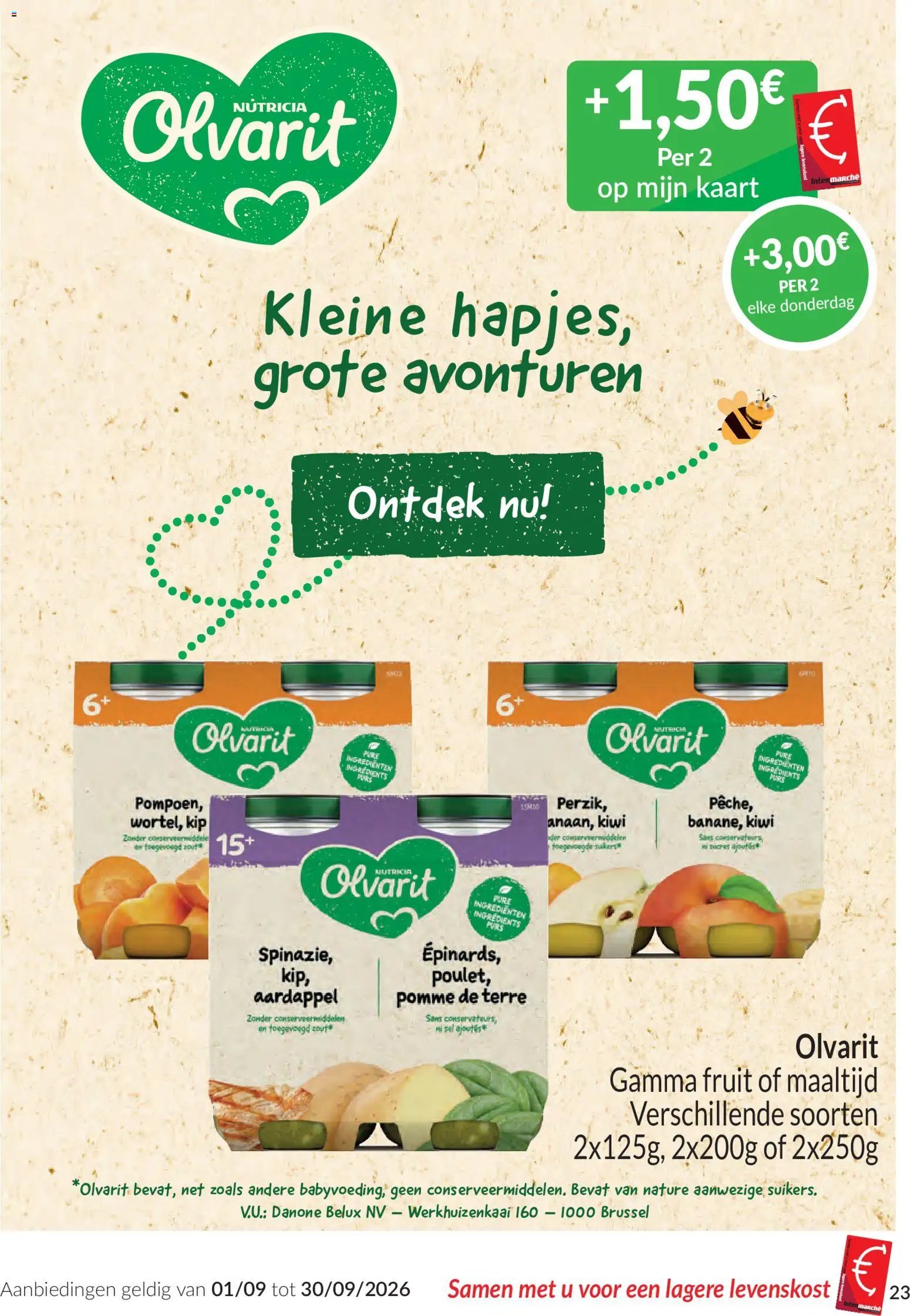 Intermarché folder van 01.09.2026 Intermarché De septemberaanbiedingen met de Intermarché-kaart