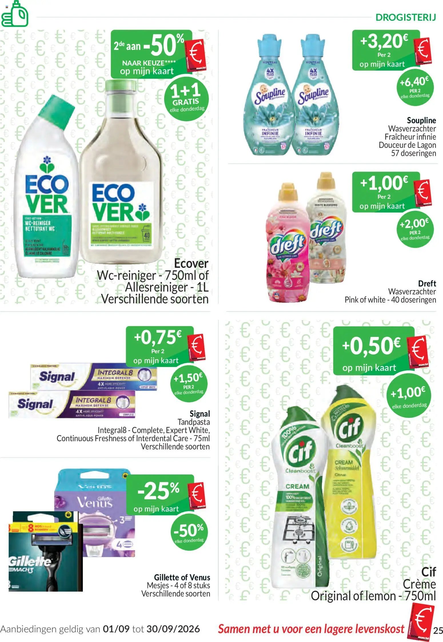 Intermarché folder van 01.09.2026 Intermarché De septemberaanbiedingen met de Intermarché-kaart