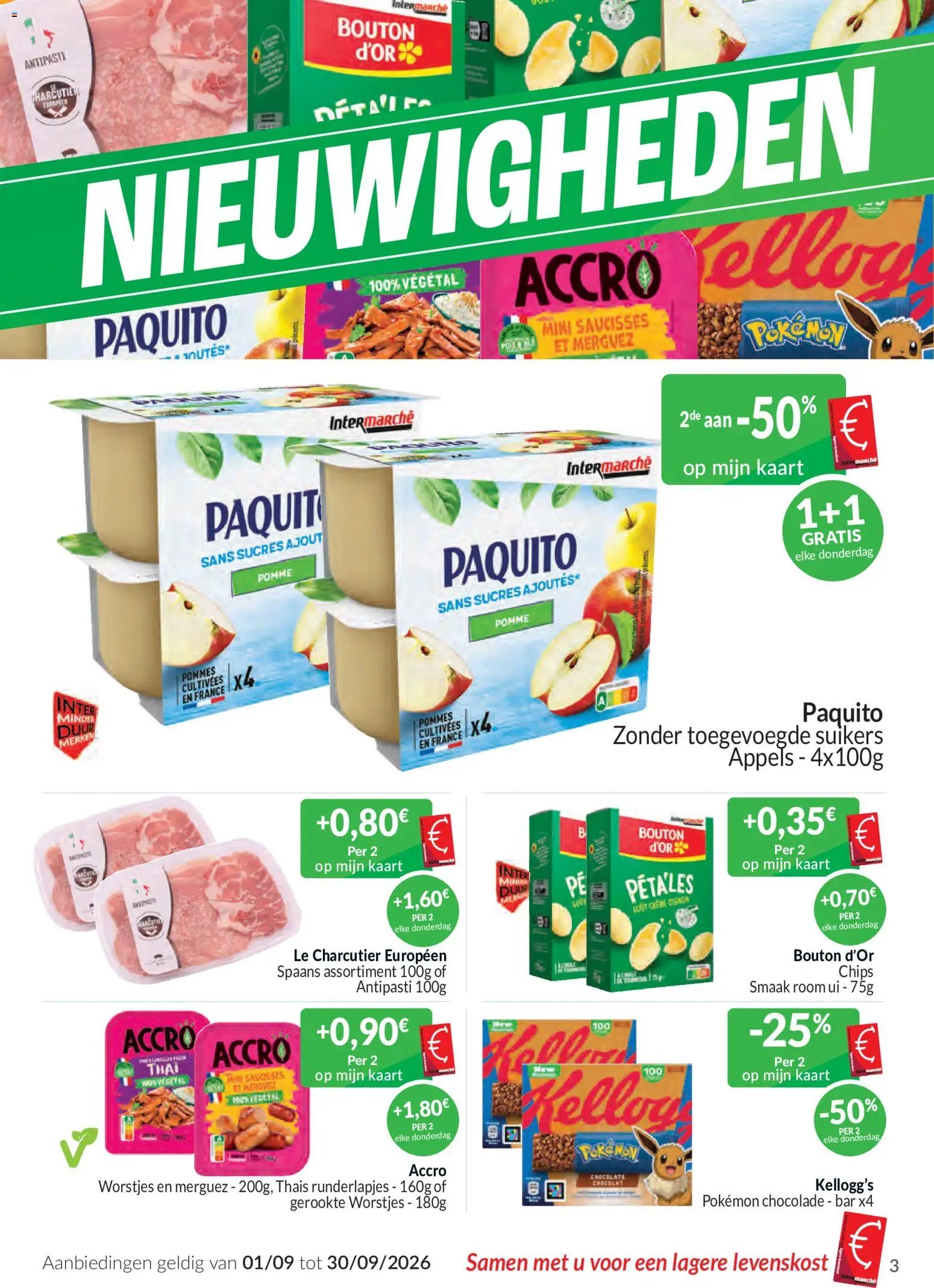 Intermarché folder van 01.09.2026 Intermarché De septemberaanbiedingen met de Intermarché-kaart