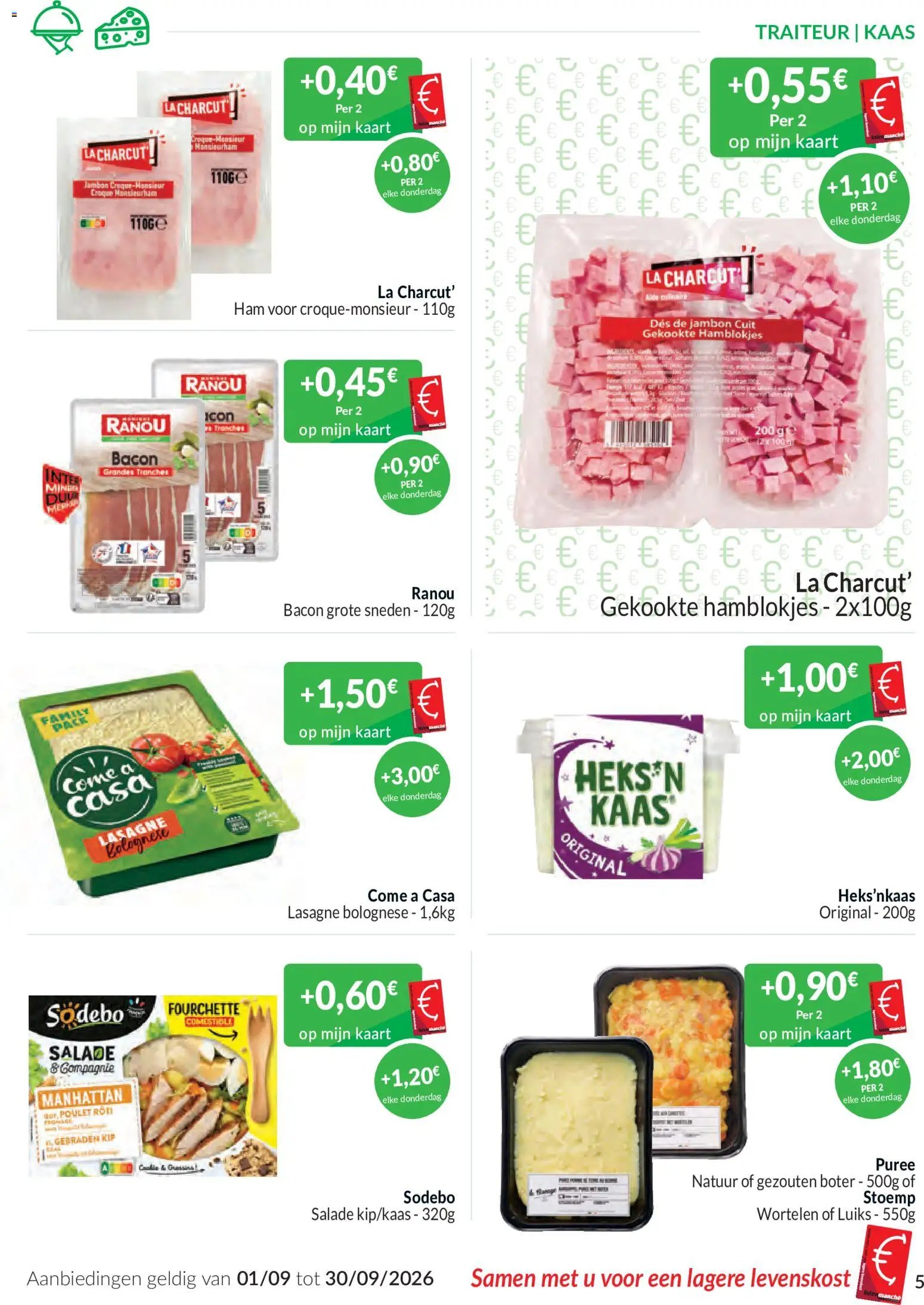 Intermarché folder van 01.09.2026 Intermarché De septemberaanbiedingen met de Intermarché-kaart
