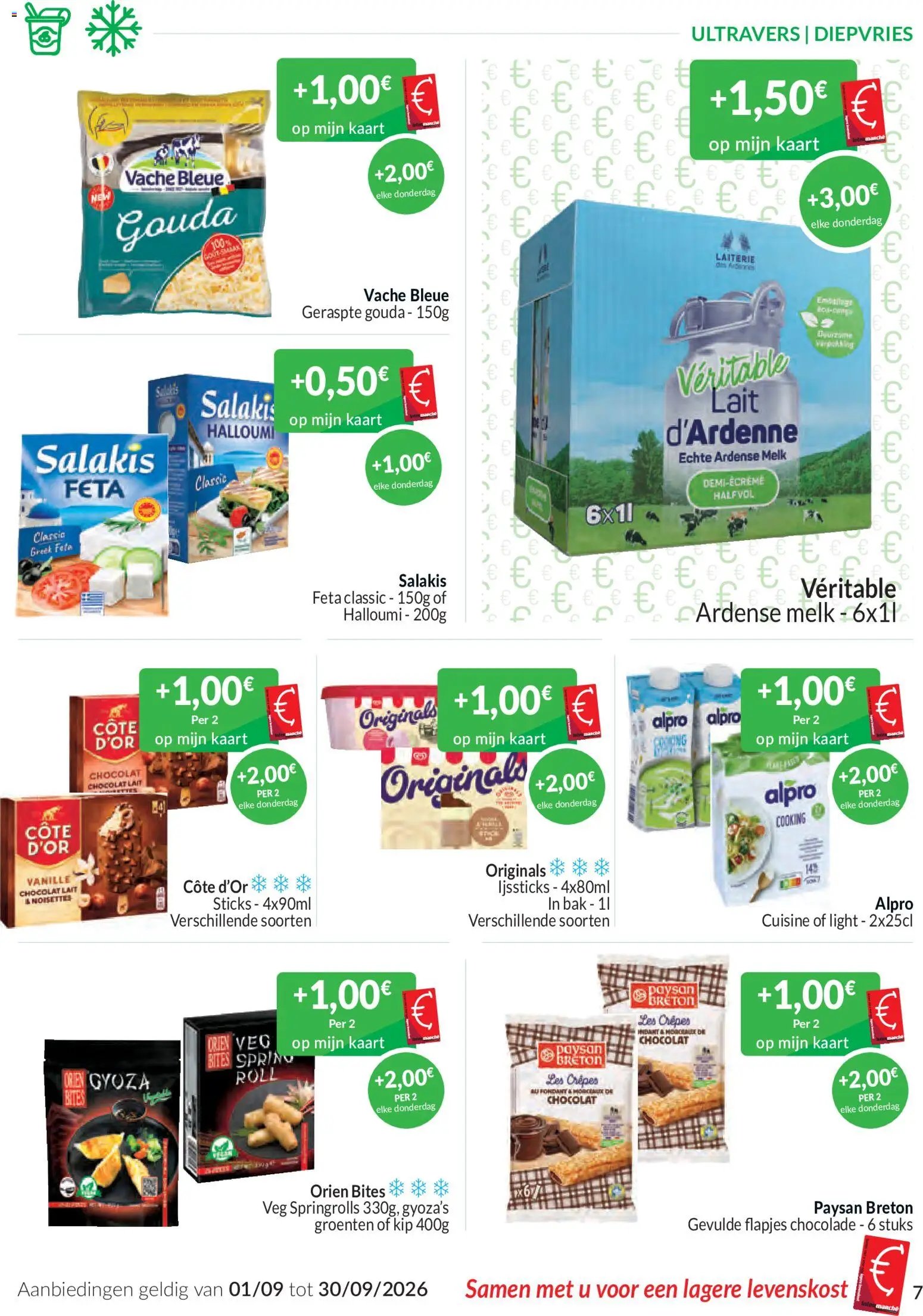 Intermarché folder van 01.09.2026 Intermarché De septemberaanbiedingen met de Intermarché-kaart