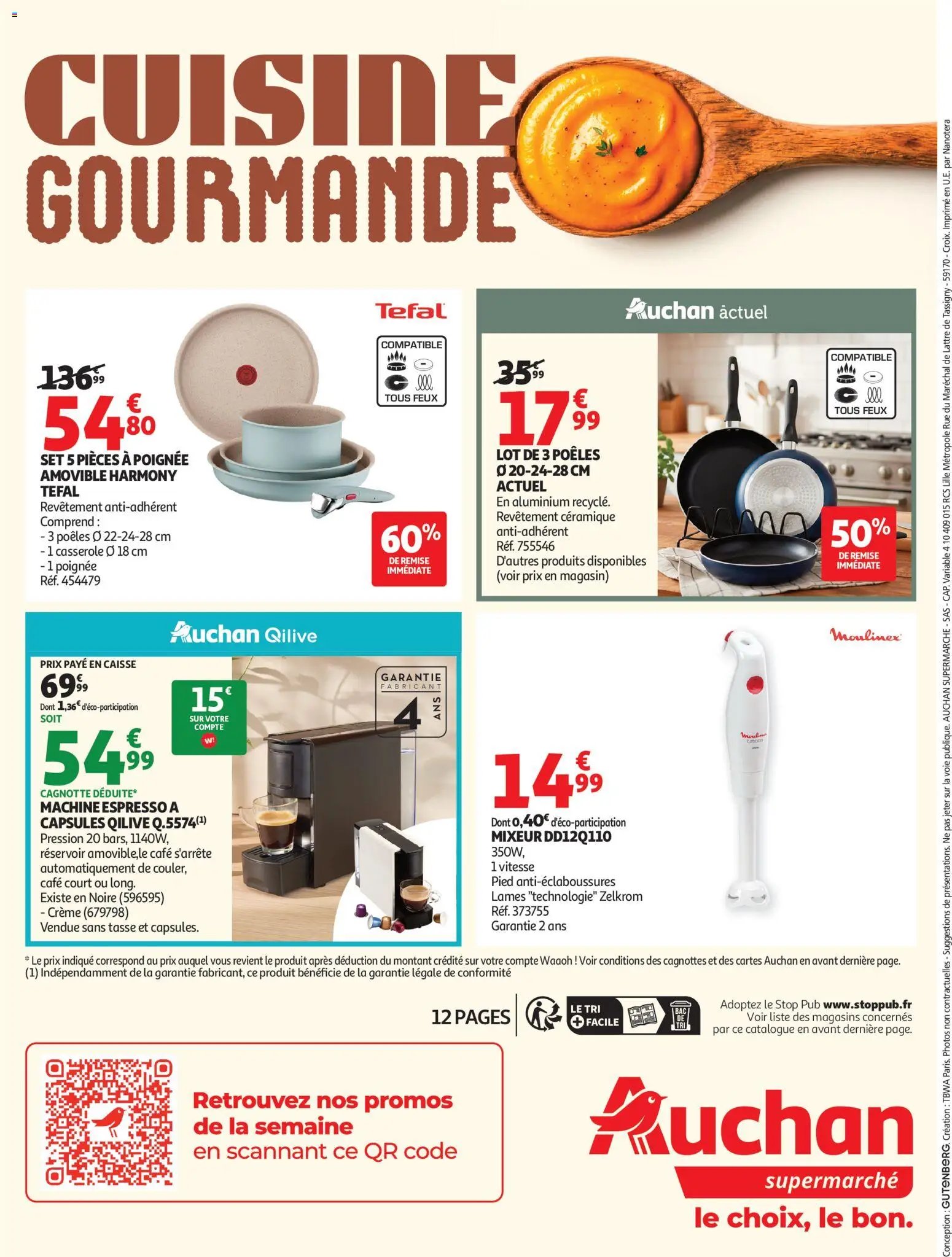 Auchan folder van 22.09.2026 Auchan Cuisine gourmande supers