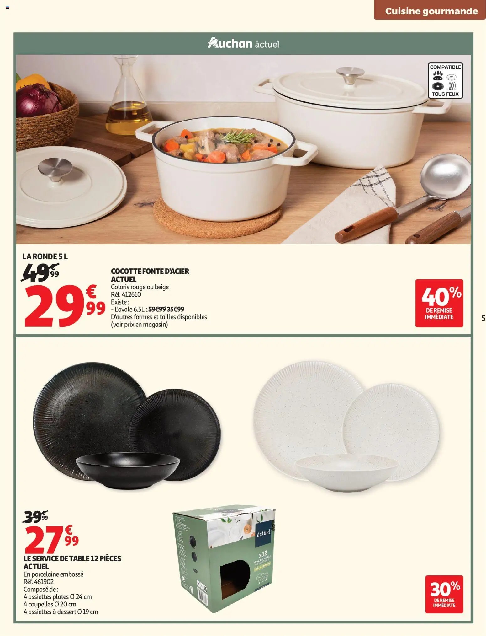 Auchan folder van 22.09.2026 Auchan Cuisine gourmande supers