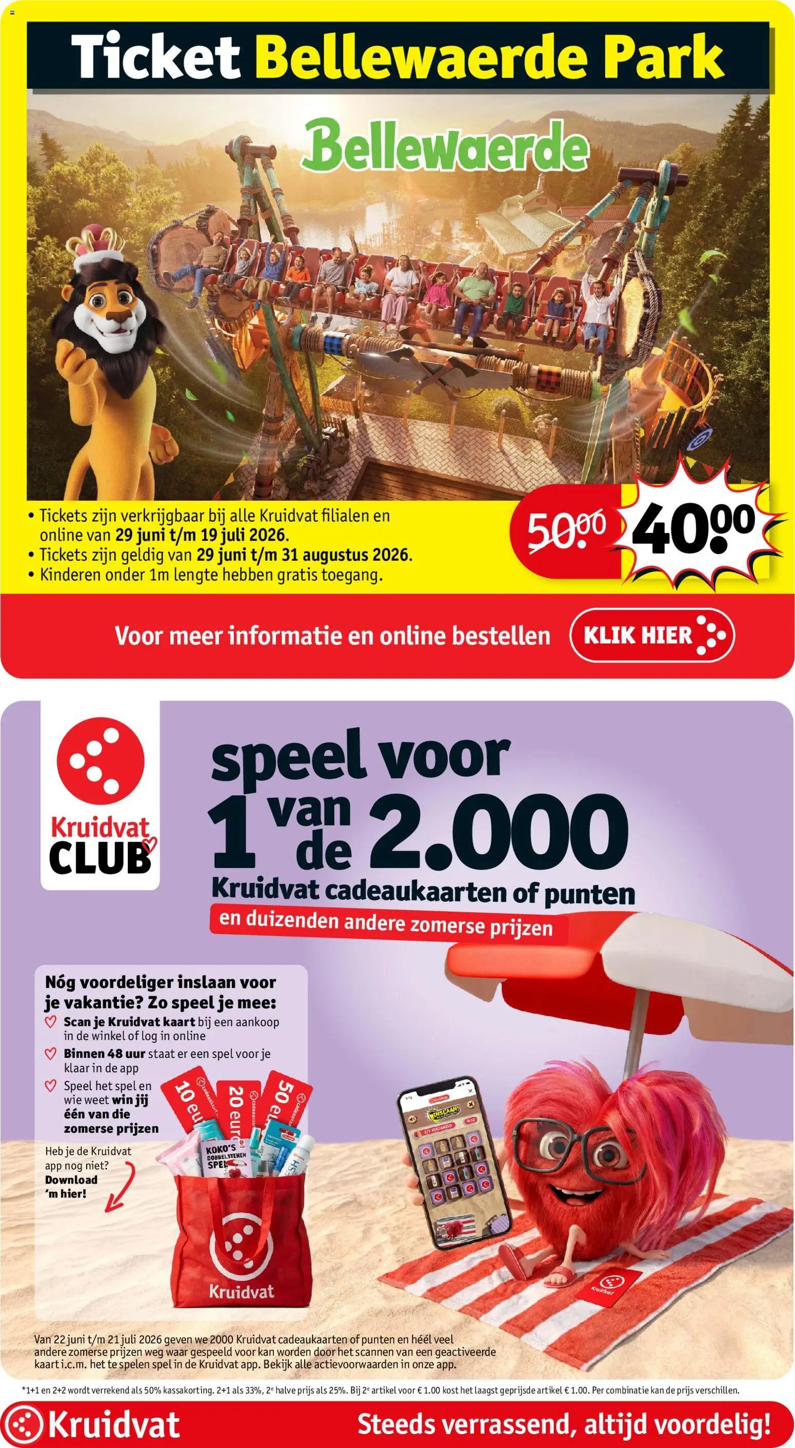 Kruidvat catalogue à partir du 30.06.2026 Kruidvat Folder week 27