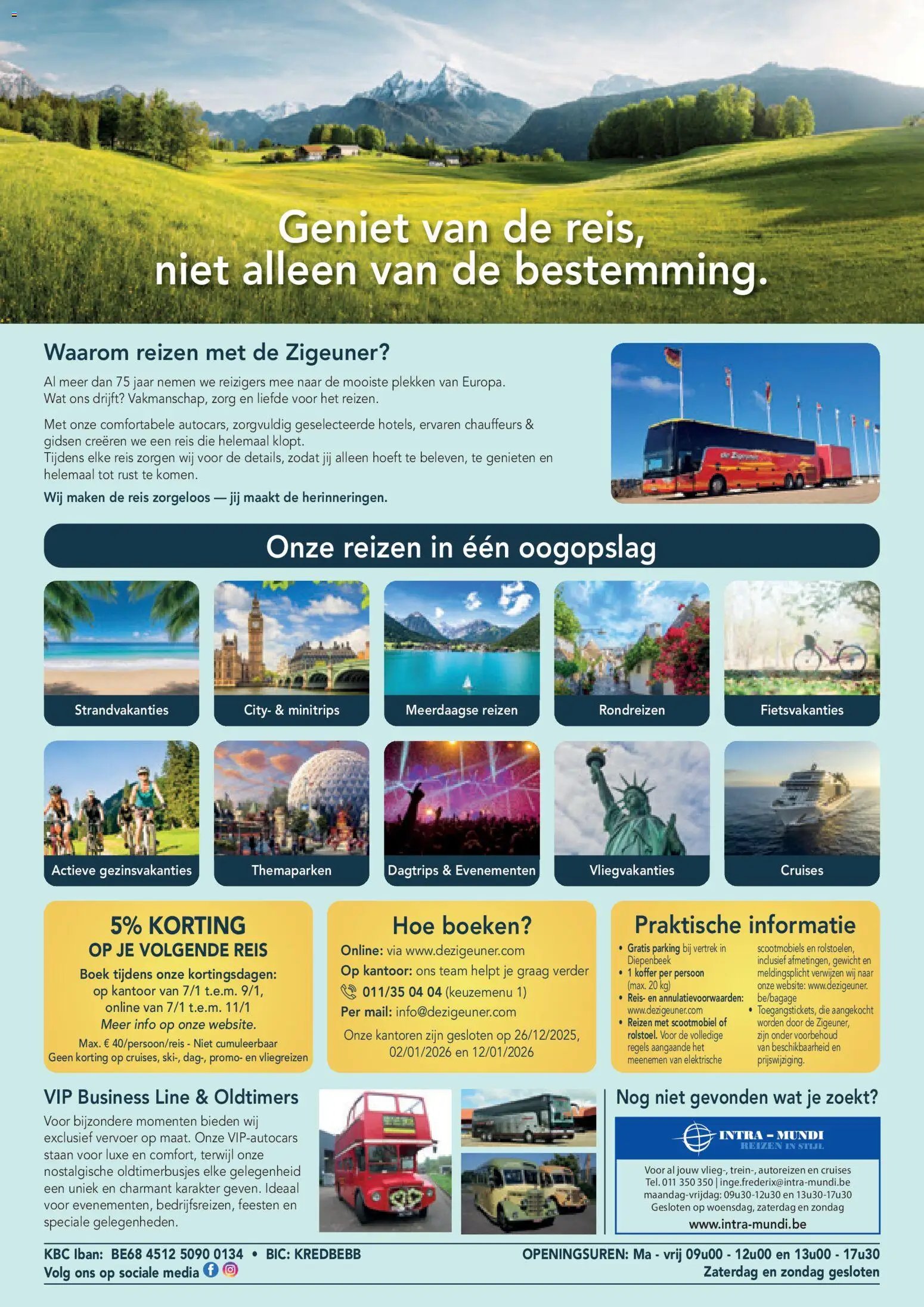 De Zigeuner folder van 22.12.2025 Folder / Publicité