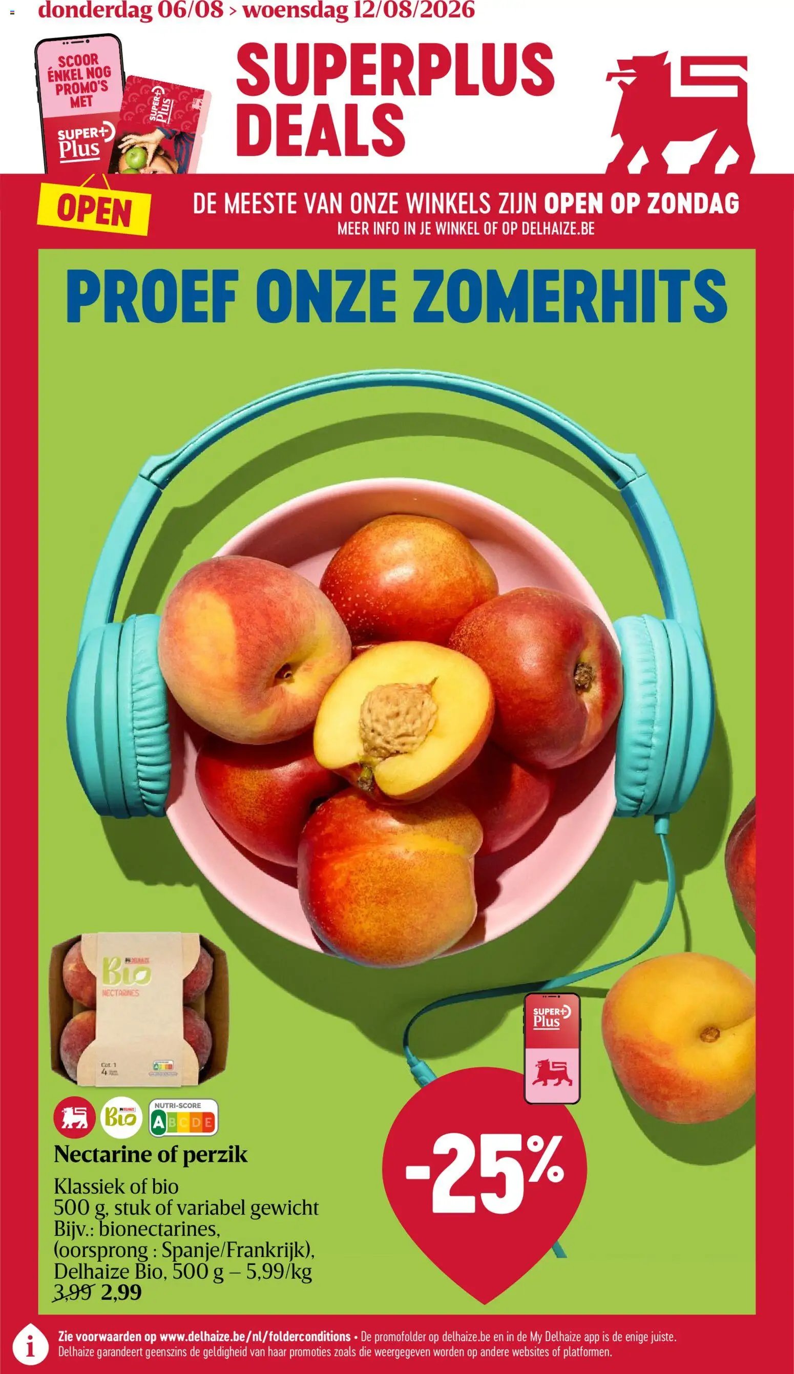 Delhaize folder van 06.08.2026 Delhaize folder week 32