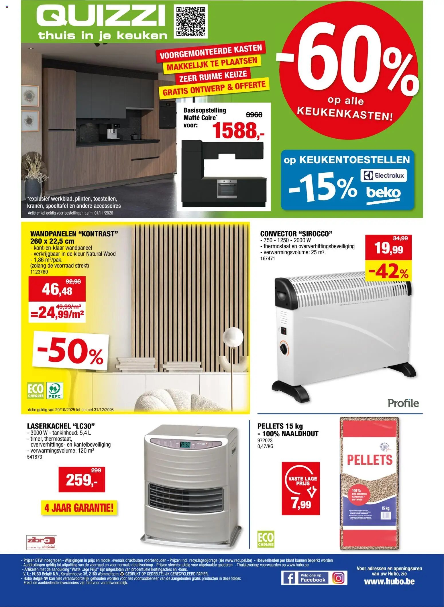 Hubo folder vanaf 21/10/2026