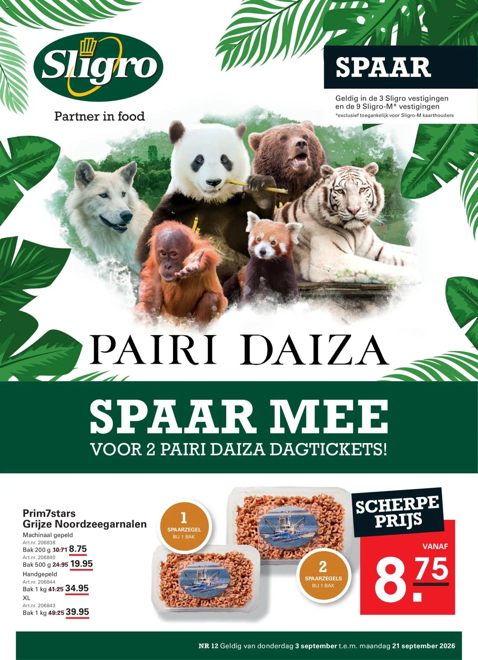 Sligro folder van 03.09.2026 Sligro folder Spaar