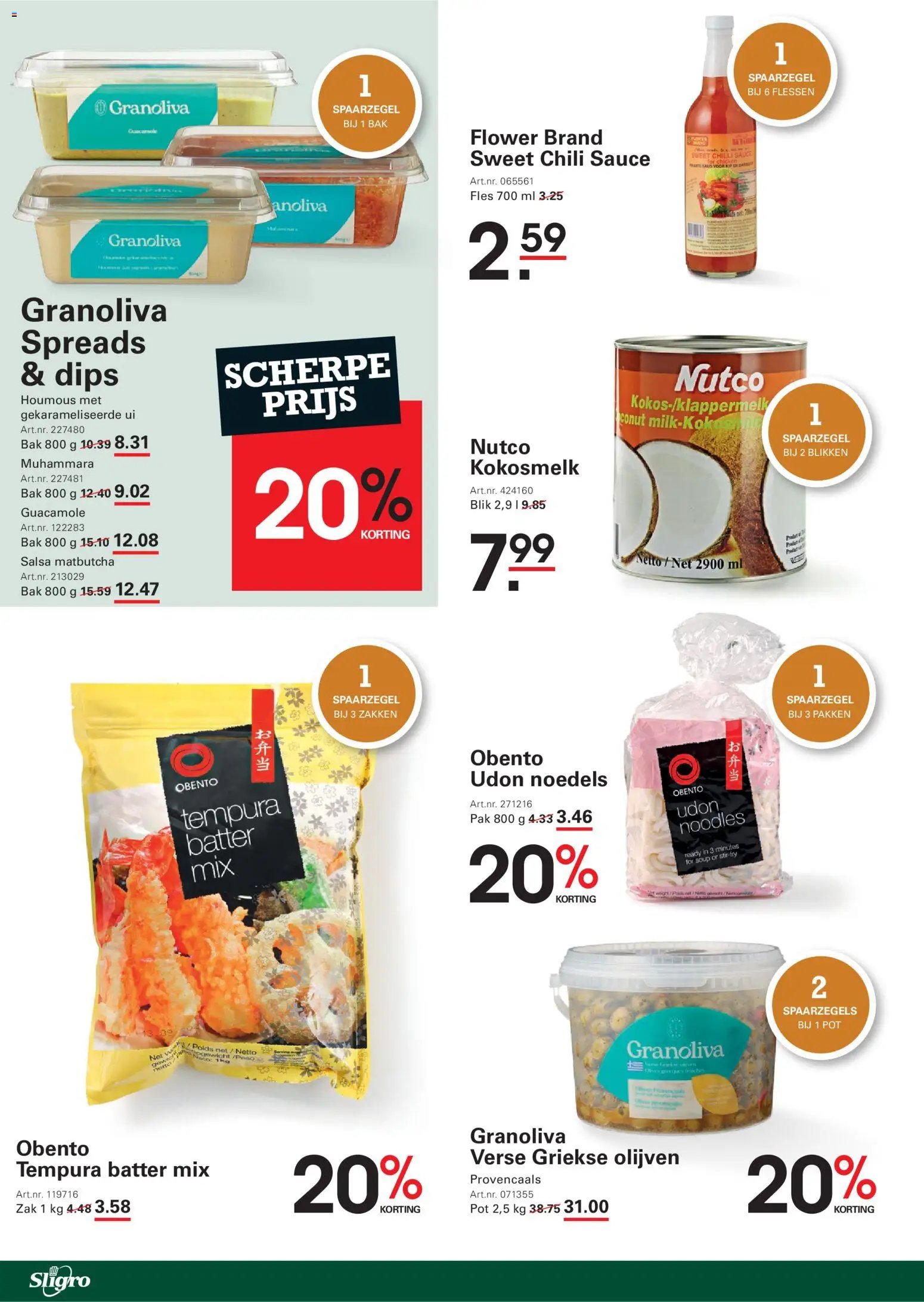 Sligro folder van 03.09.2026 Sligro folder Spaar