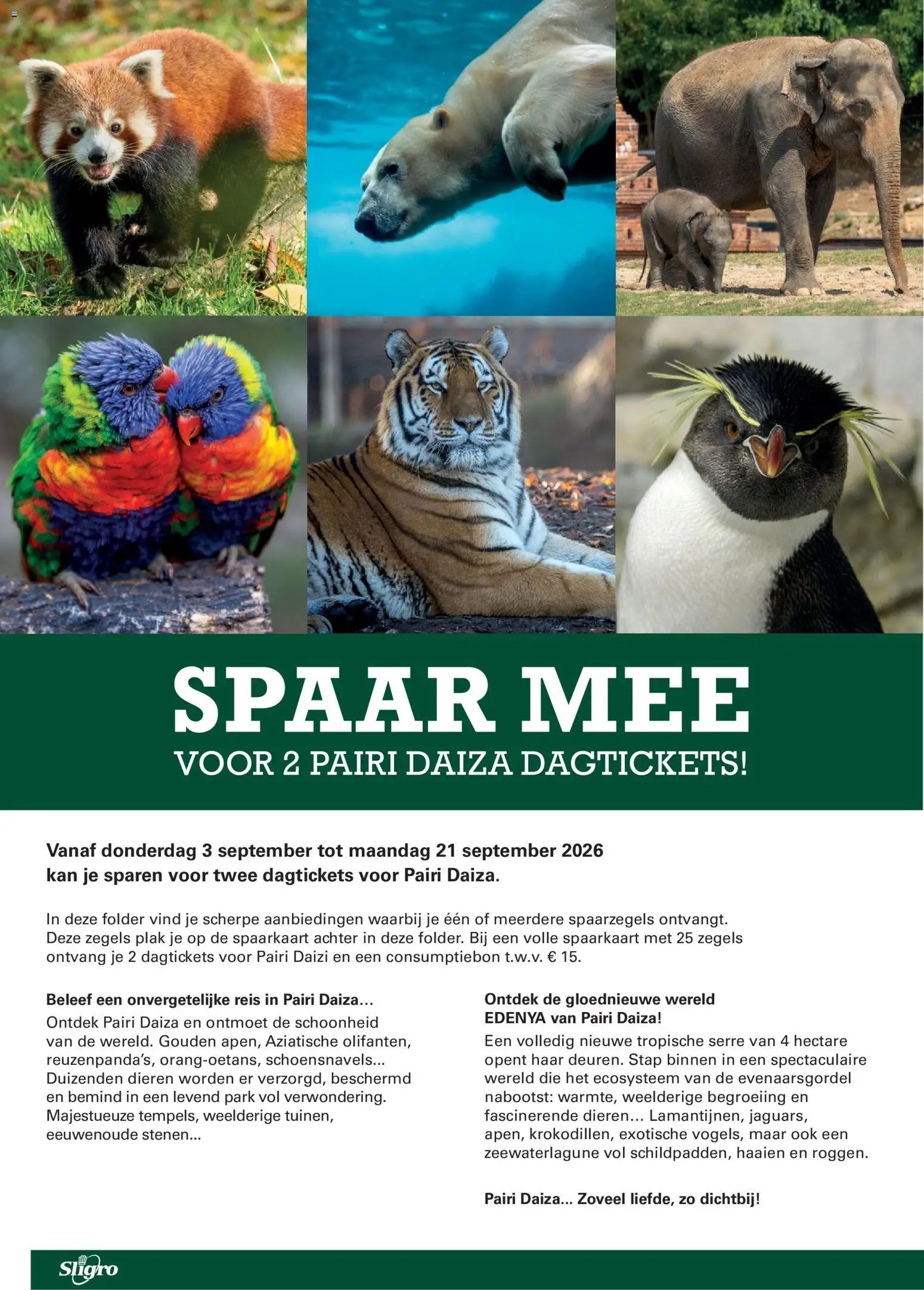 Sligro folder van 03.09.2026 Sligro folder Spaar