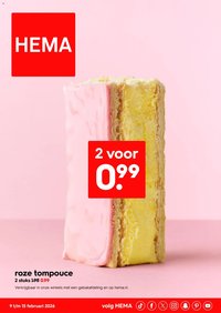 Hema folder van 09.02.2026 Folder / Publicité