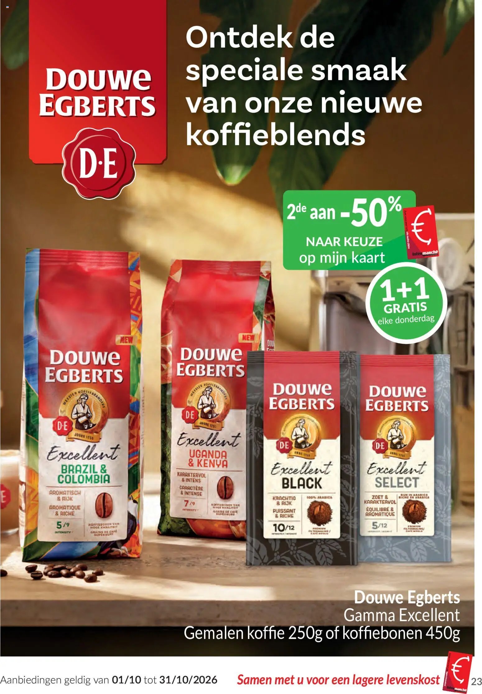 Intermarché folder van 01.10.2026 Intermarché - De oktoberaanbeidingen met de Intermarché-kaart