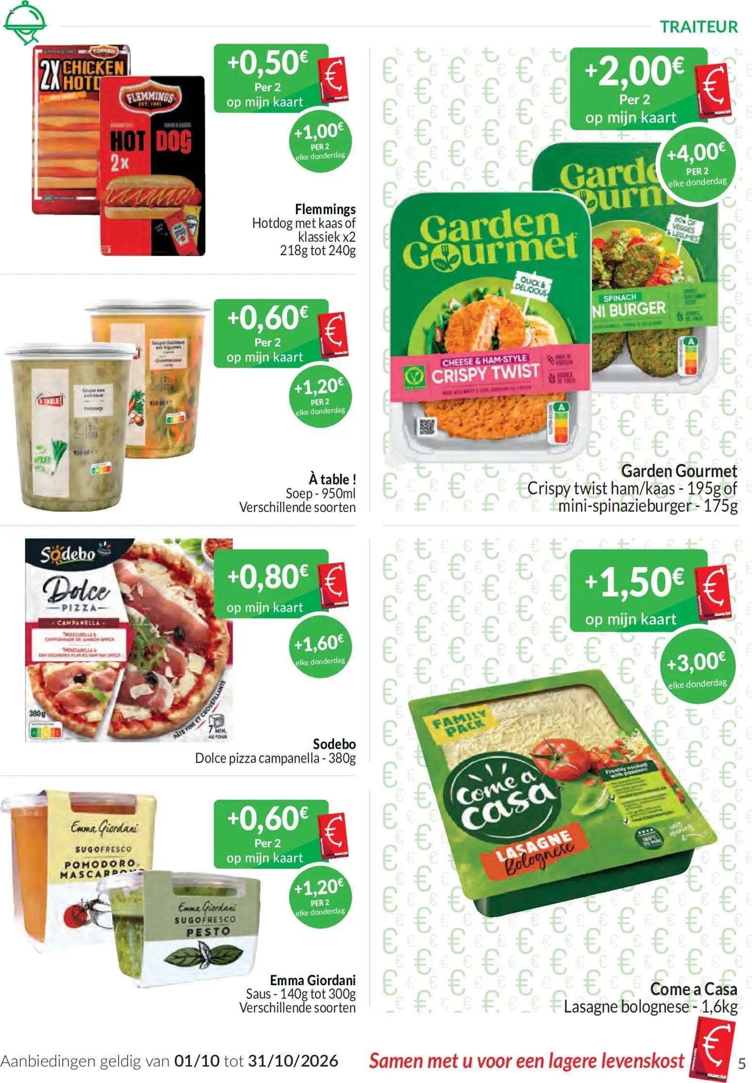 Intermarché folder van 01.10.2026 Intermarché - De oktoberaanbeidingen met de Intermarché-kaart