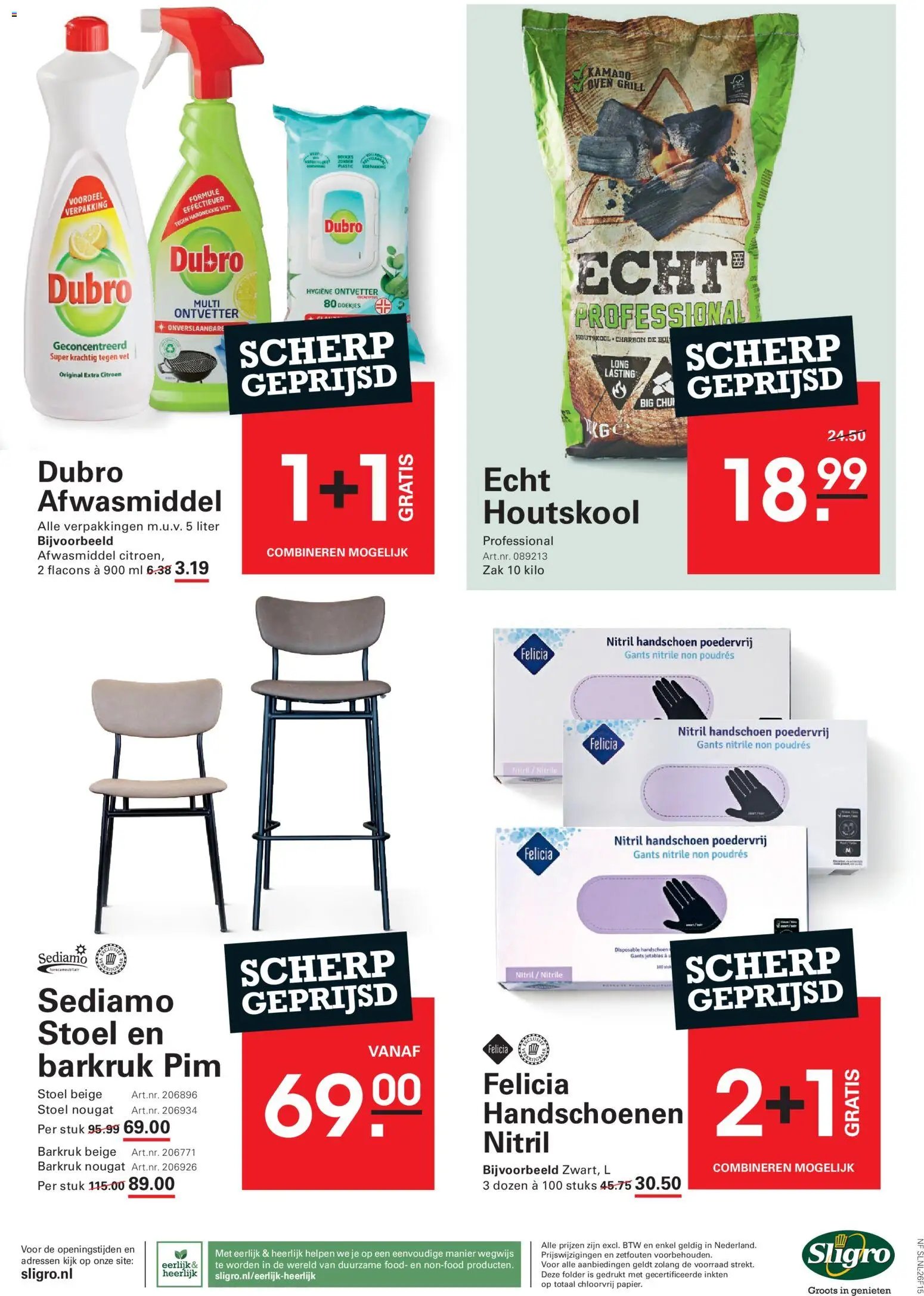 Sligro folder vanaf 19/10/2026