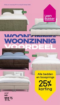 Leen Bakker folder vanaf 19/10/2026