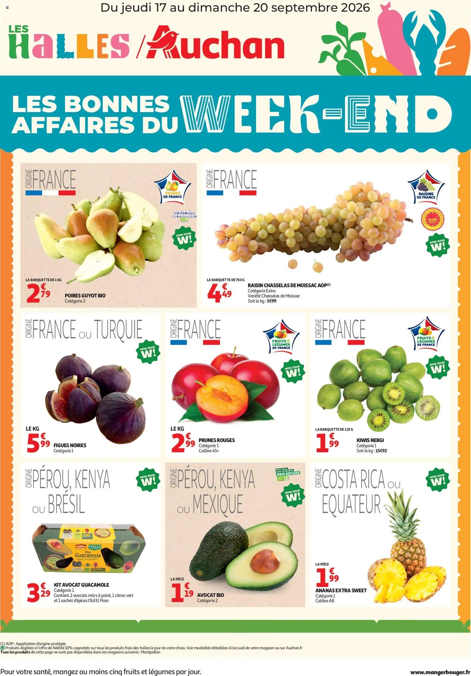 Auchan folder van 17.09.2026 Auchan Les bons plan du week end dans votre hyper