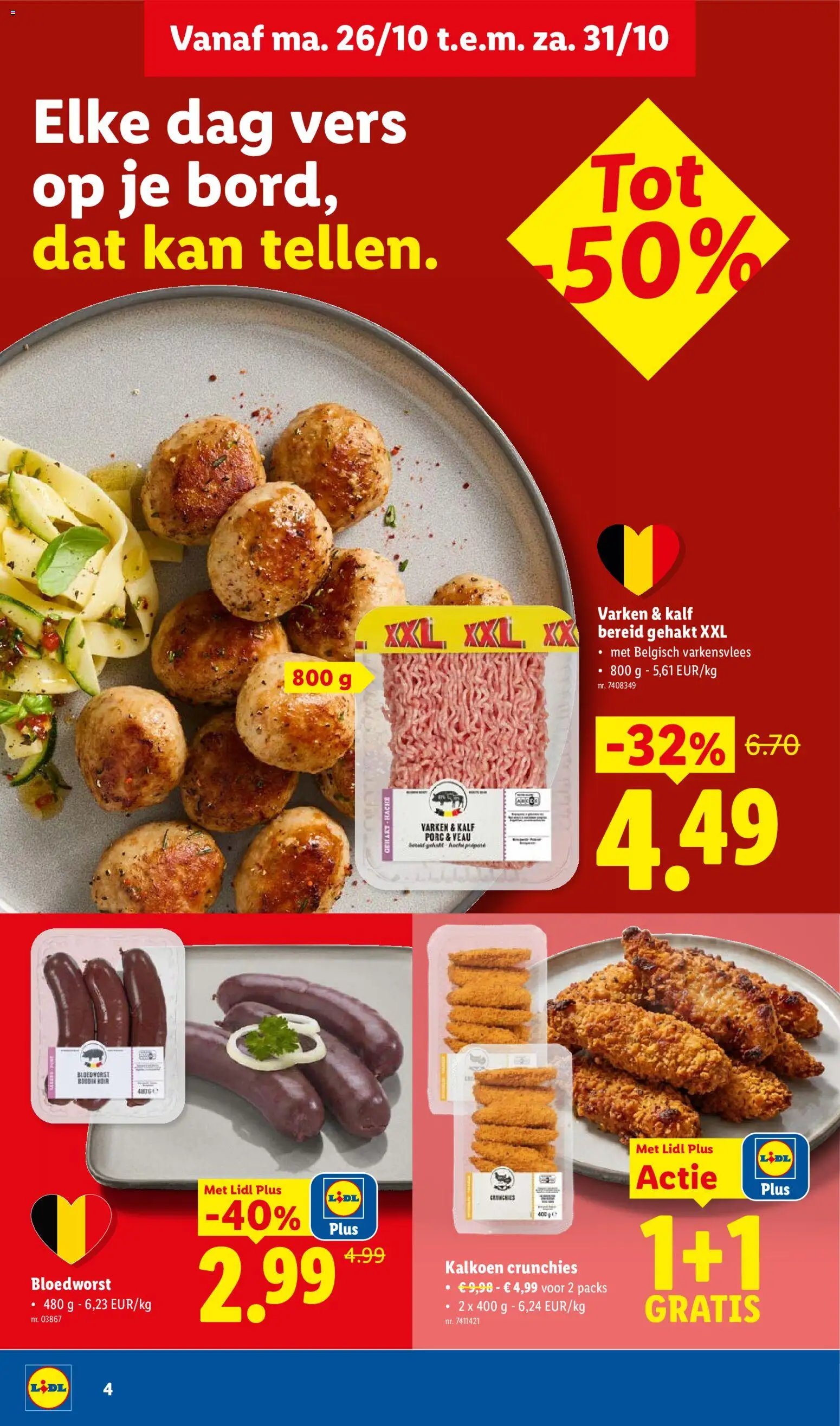 LIDL FOLDER 26/10/2026 - deze week (België)