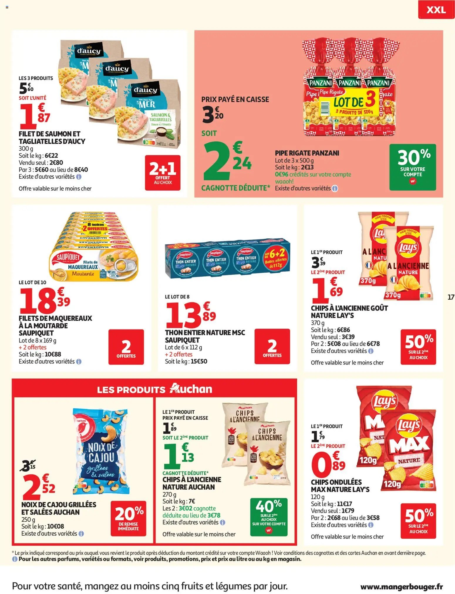 Auchan folder van 21.07.2026 Auchan Promos XXL, rentrée