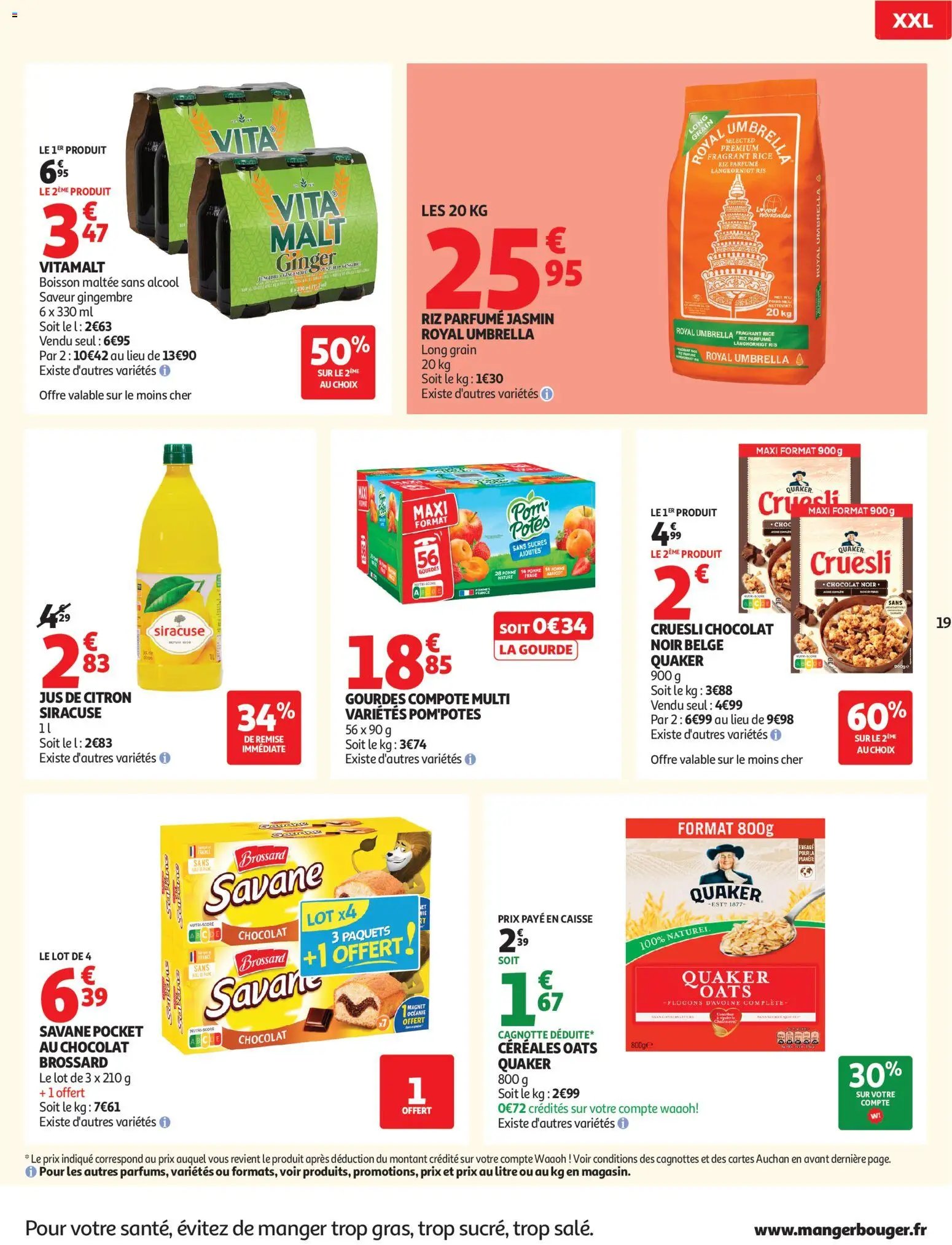Auchan folder van 21.07.2026 Auchan Promos XXL, rentrée