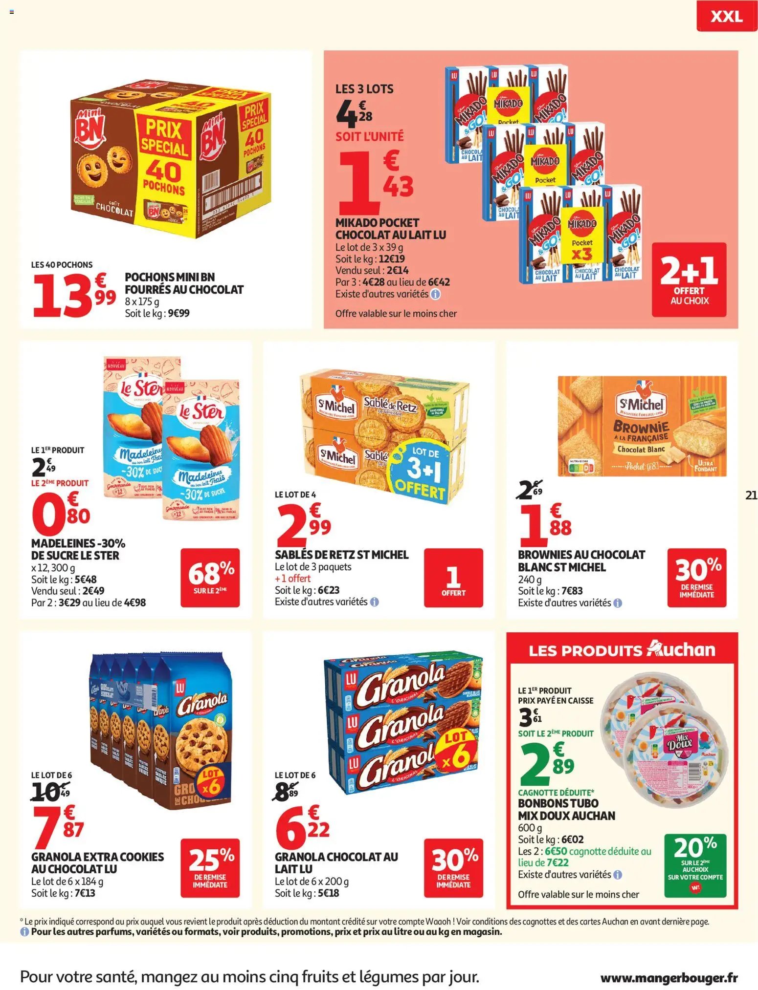 Auchan folder van 21.07.2026 Auchan Promos XXL, rentrée