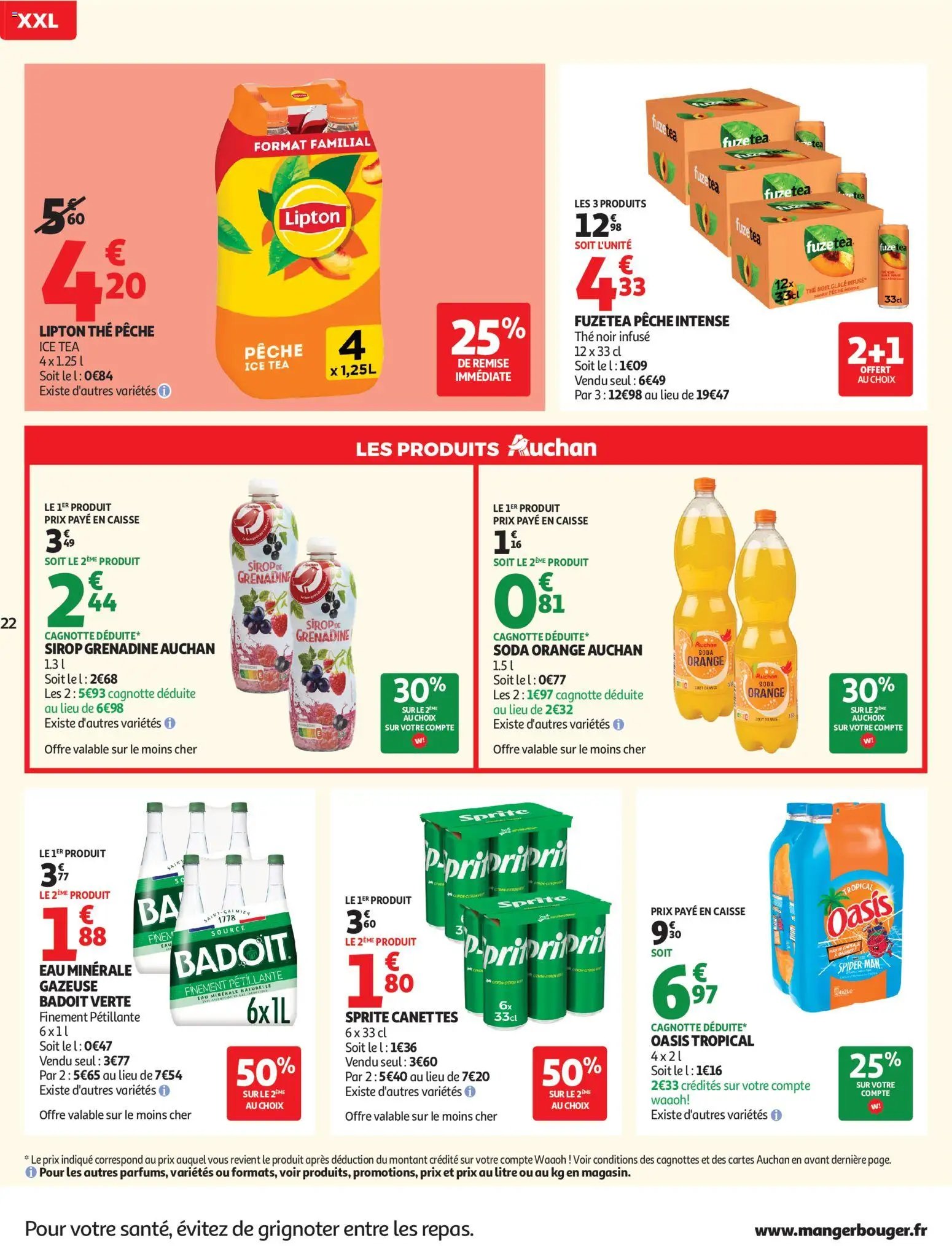 Auchan folder van 21.07.2026 Auchan Promos XXL, rentrée