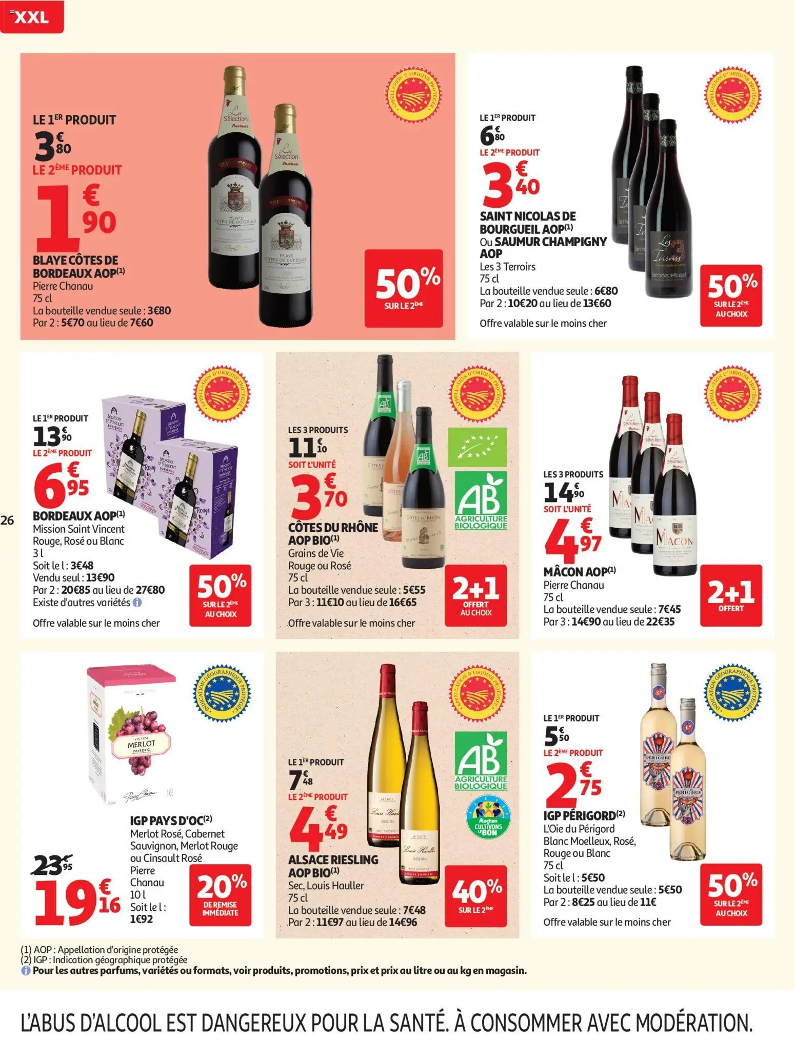 Auchan folder van 21.07.2026 Auchan Promos XXL, rentrée