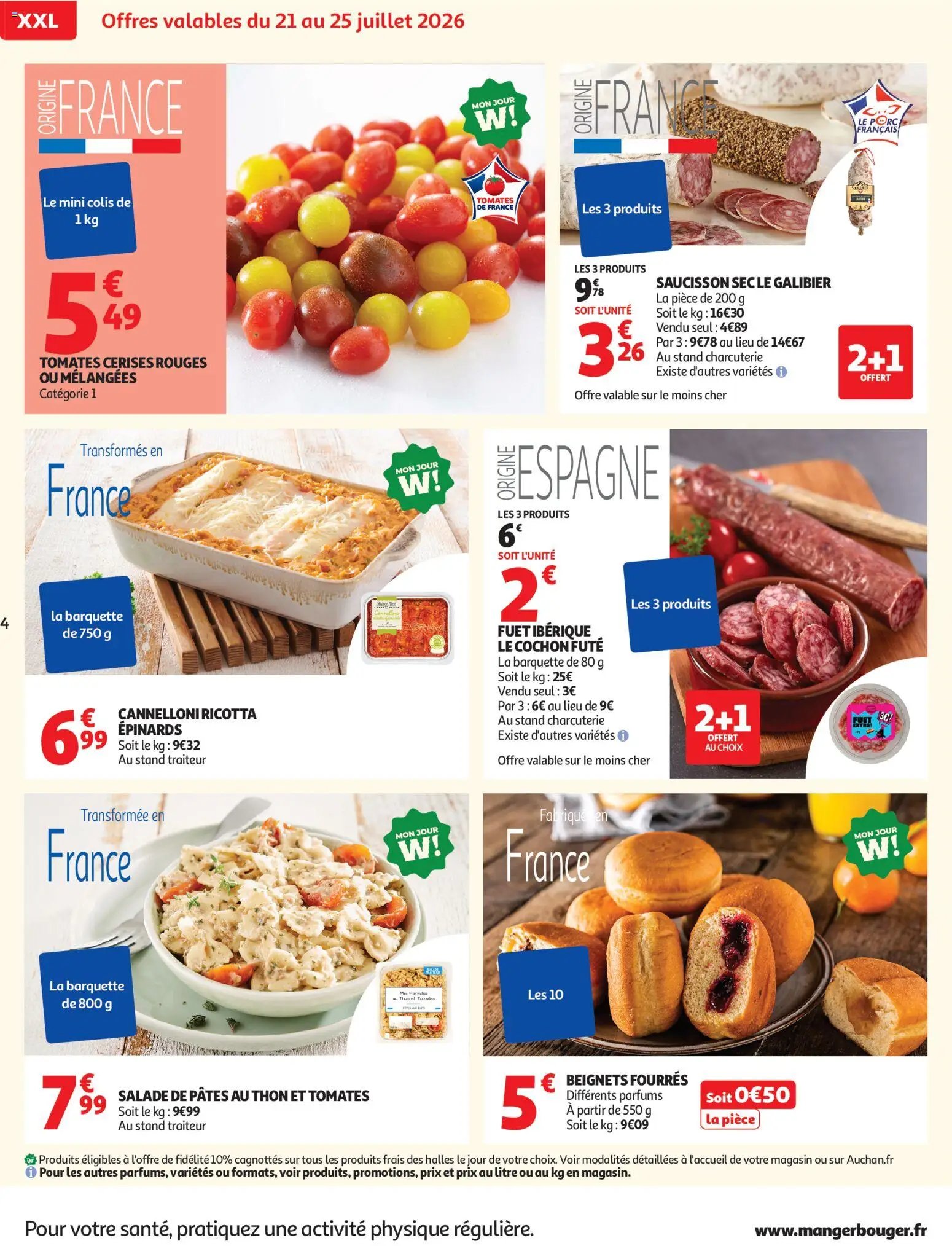 Auchan folder van 21.07.2026 Auchan Promos XXL, rentrée