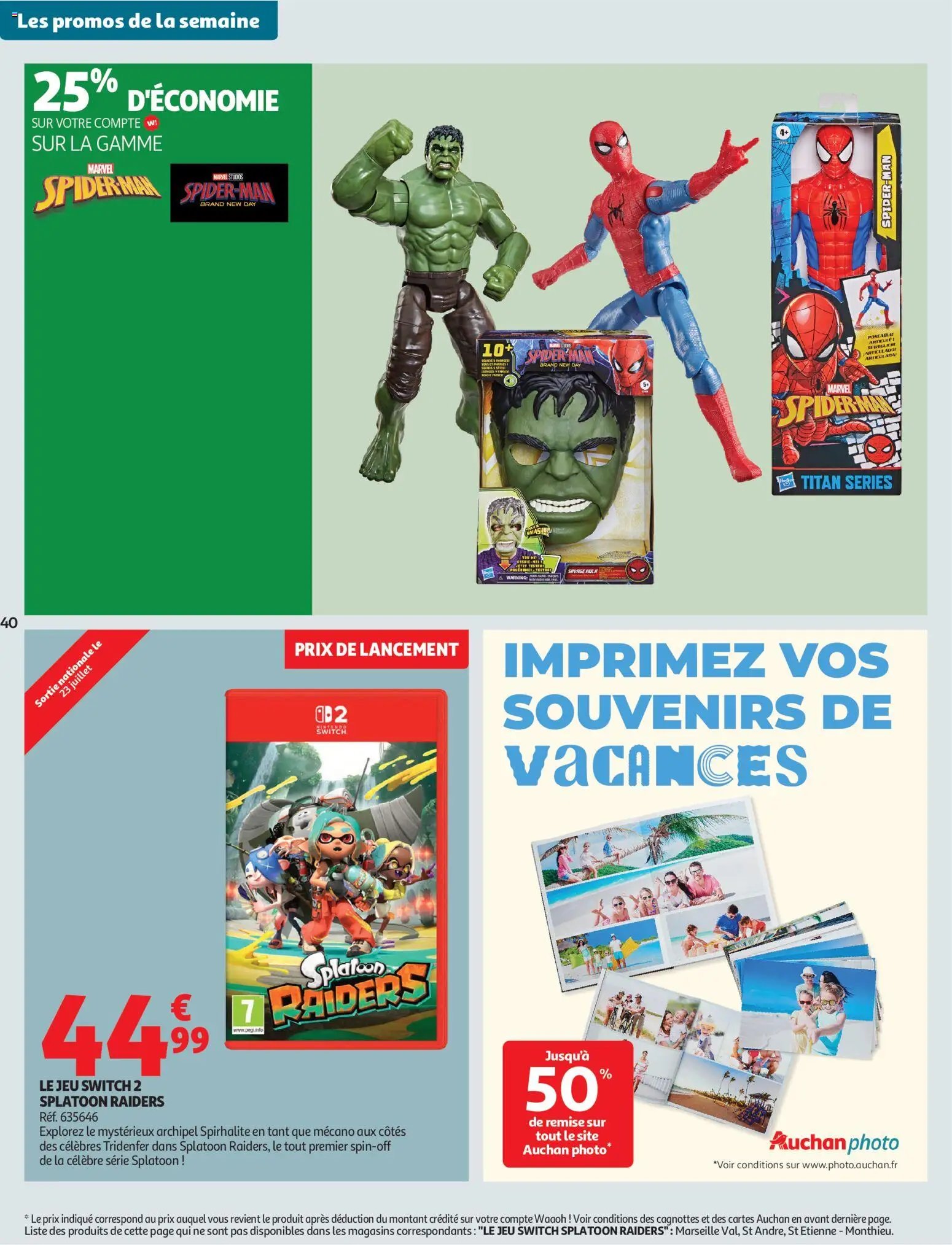 Auchan folder van 21.07.2026 Auchan Promos XXL, rentrée