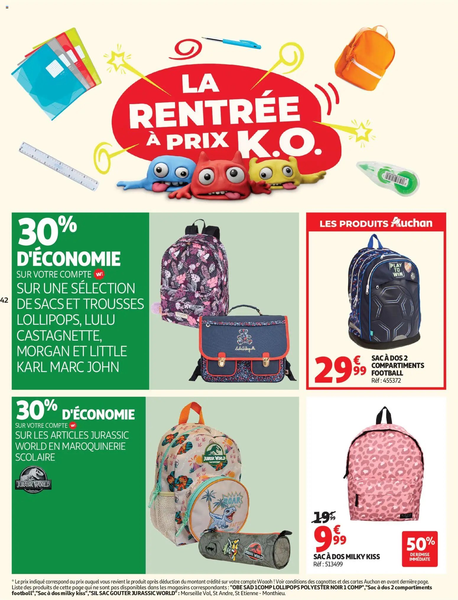Auchan folder van 21.07.2026 Auchan Promos XXL, rentrée
