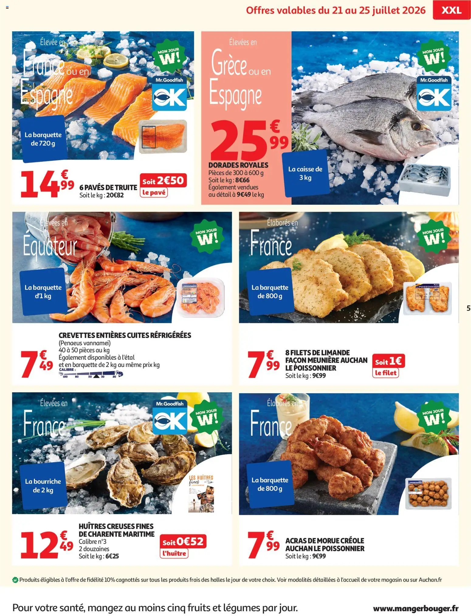 Auchan folder van 21.07.2026 Auchan Promos XXL, rentrée