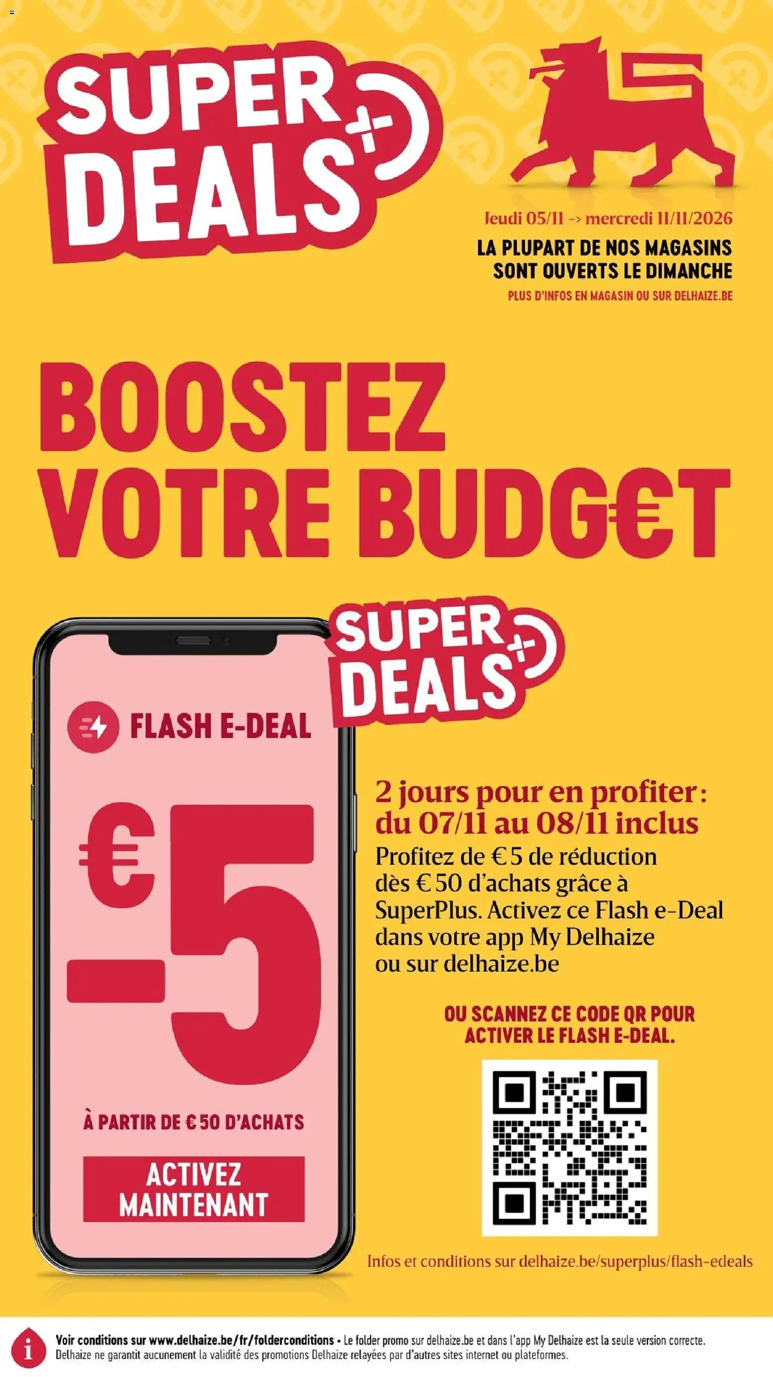 Delhaize folder vanaf 05/11/2026 - deze week 